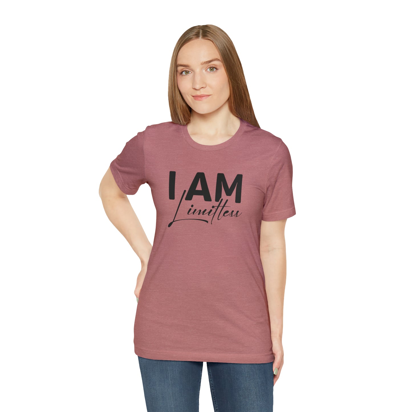 I Am Limitless - Black Logo- Unisex Jersey Short Sleeve Tee