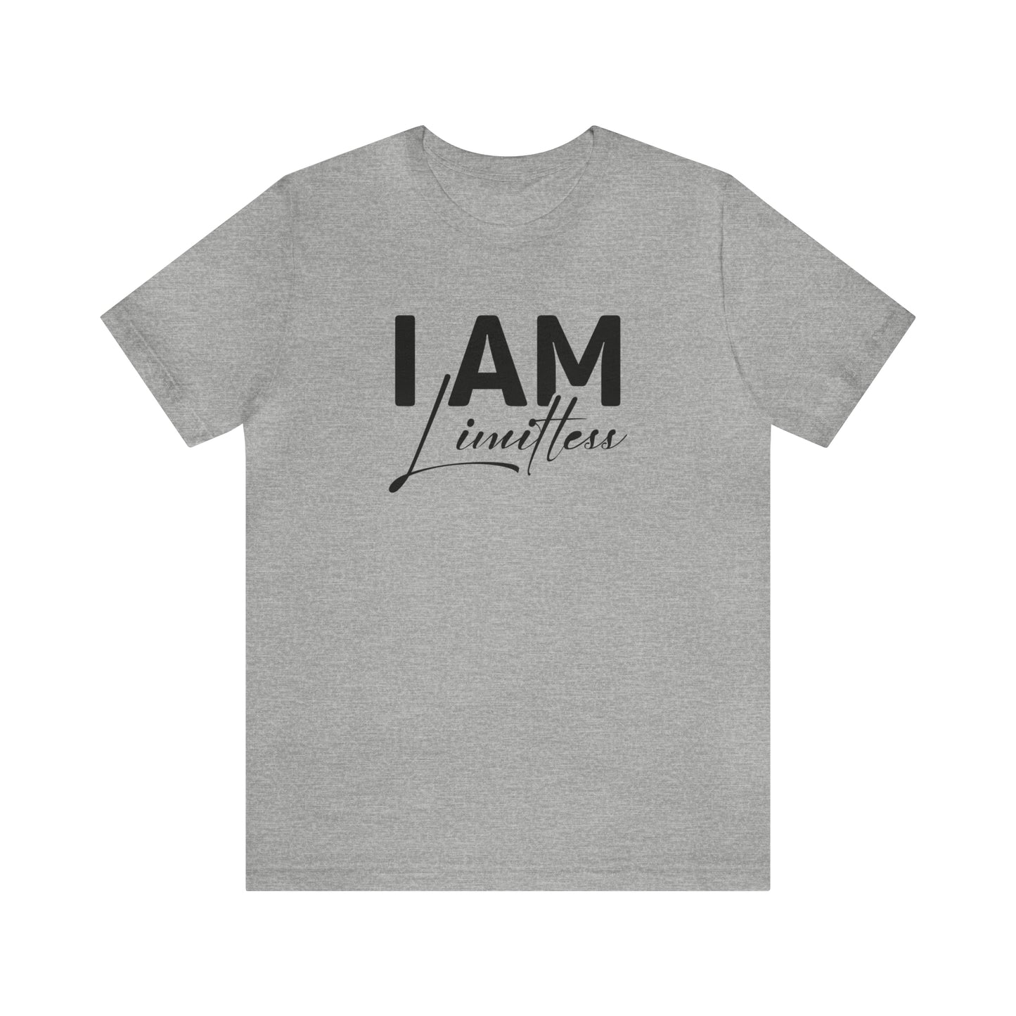 I Am Limitless - Black Logo- Unisex Jersey Short Sleeve Tee