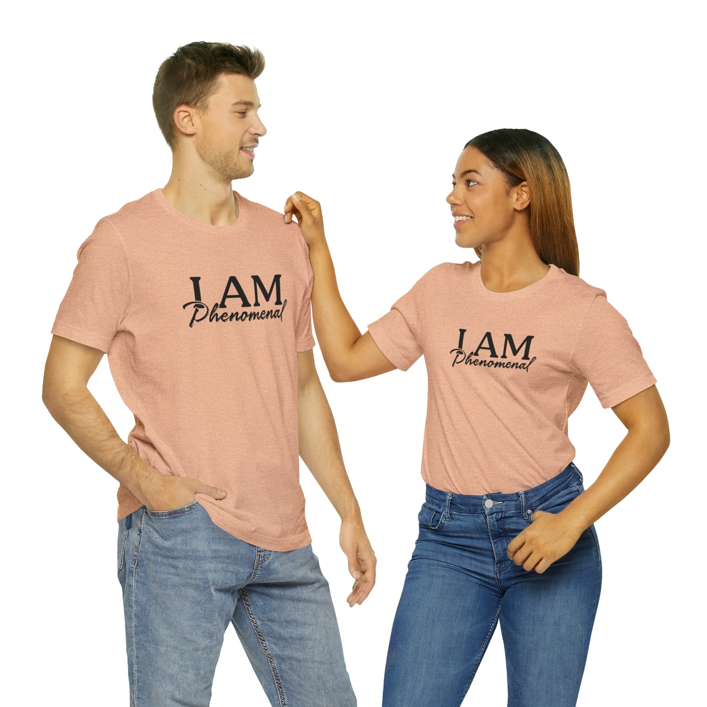 I Am Phenomenal - Black Logo - Unisex Jersey Short Sleeve Tee