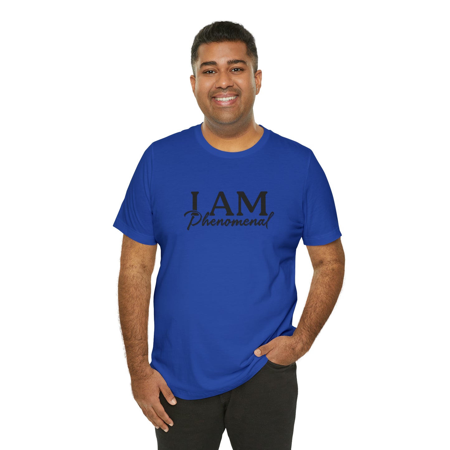 I Am Phenomenal - Black Logo - Unisex Jersey Short Sleeve Tee