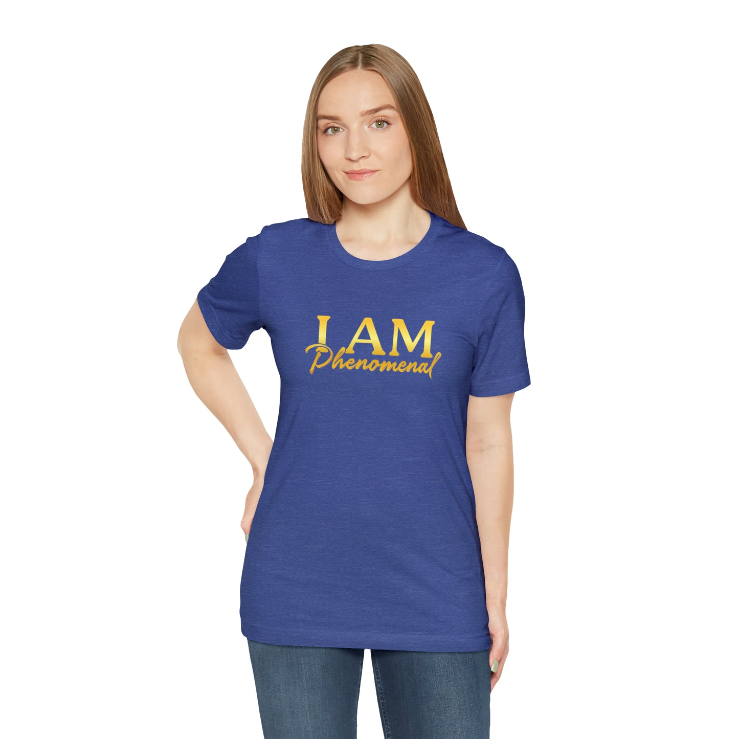 I Am Phenomenal -  Gold Logo- Unisex Jersey Short Sleeve Tee