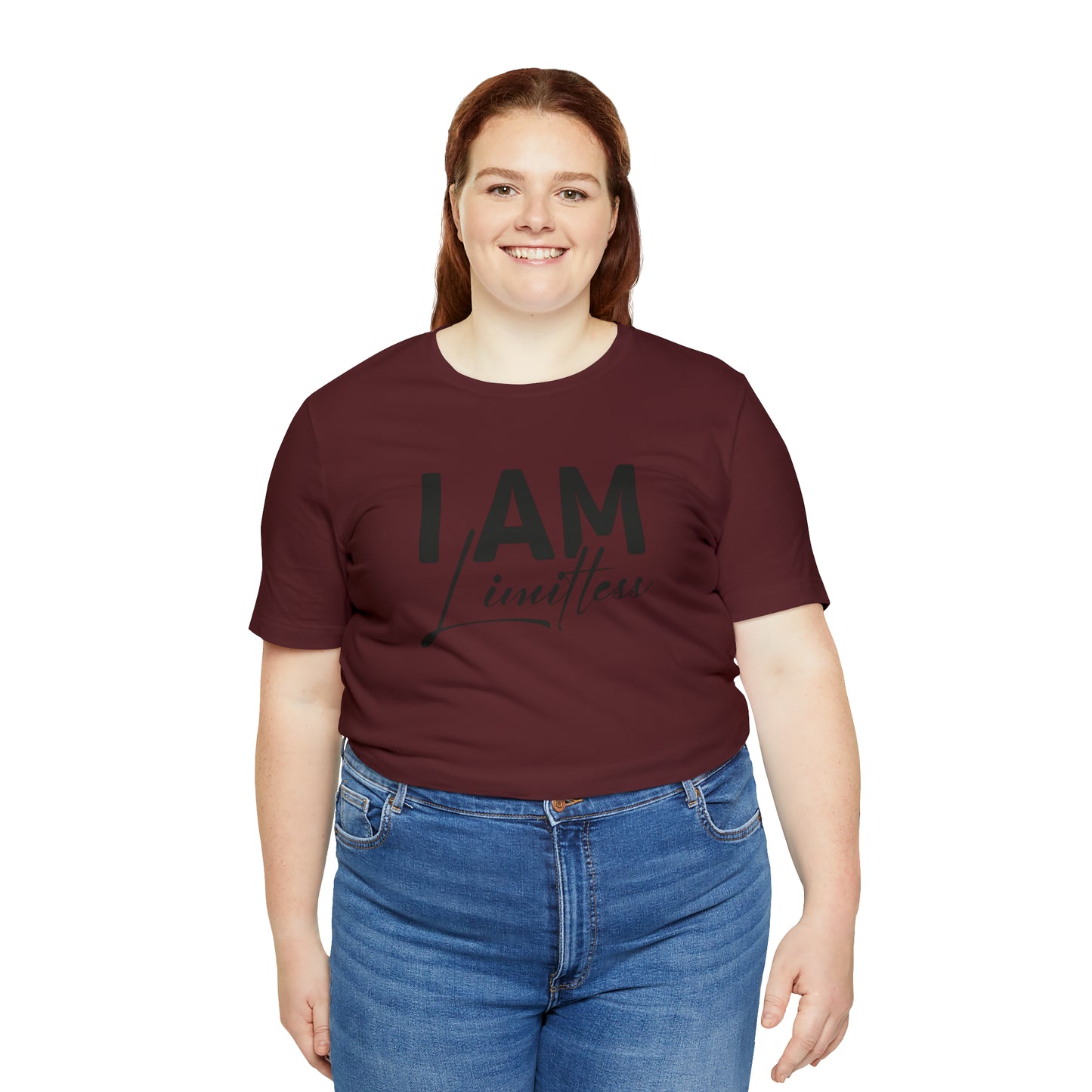 I Am Limitless - Black Logo- Unisex Jersey Short Sleeve Tee