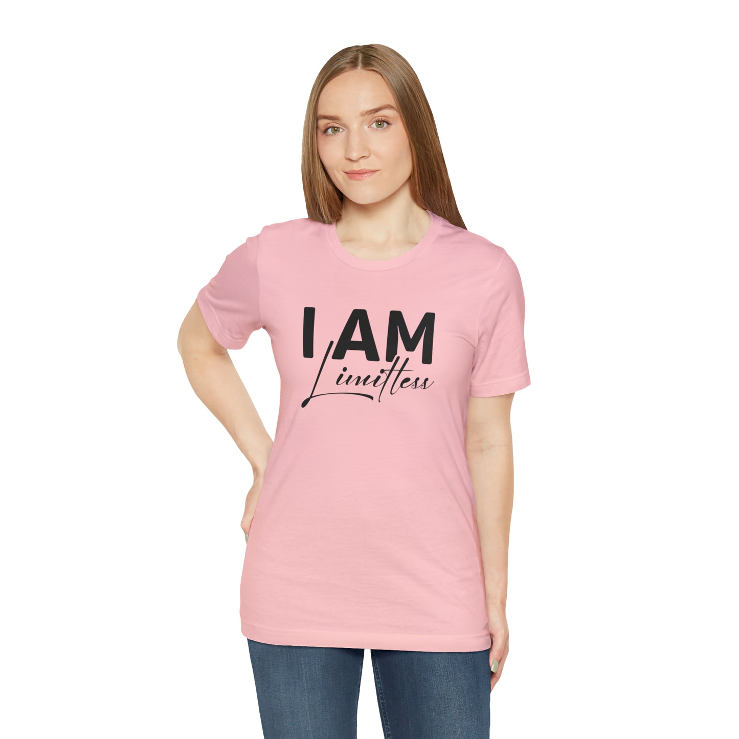 I Am Limitless - Black Logo- Unisex Jersey Short Sleeve Tee