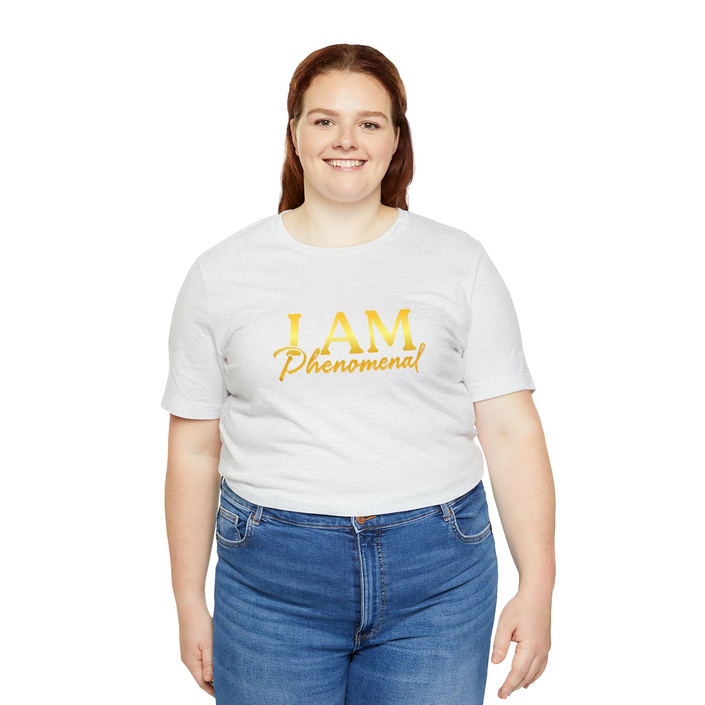 I Am Phenomenal -  Gold Logo- Unisex Jersey Short Sleeve Tee