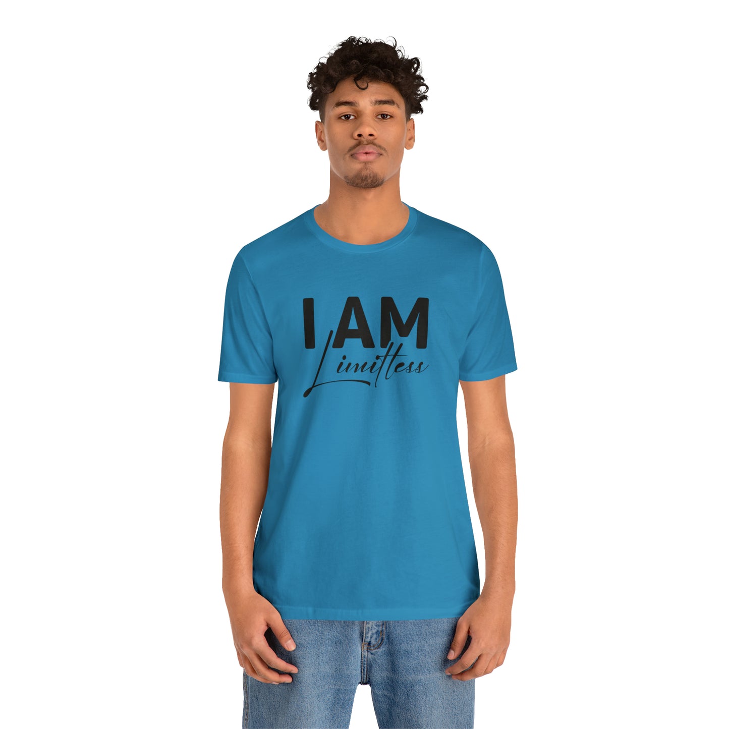 I Am Limitless - Black Logo- Unisex Jersey Short Sleeve Tee