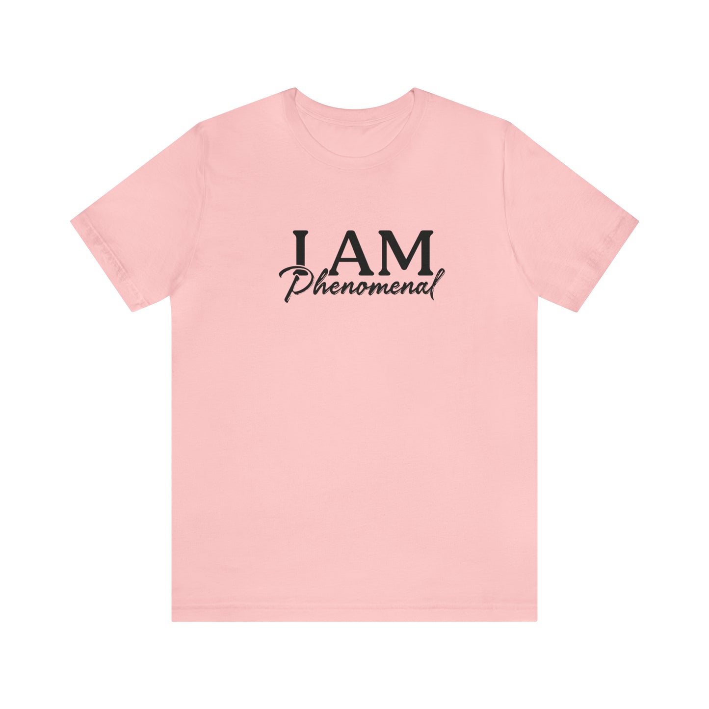 I Am Phenomenal - Black Logo - Unisex Jersey Short Sleeve Tee