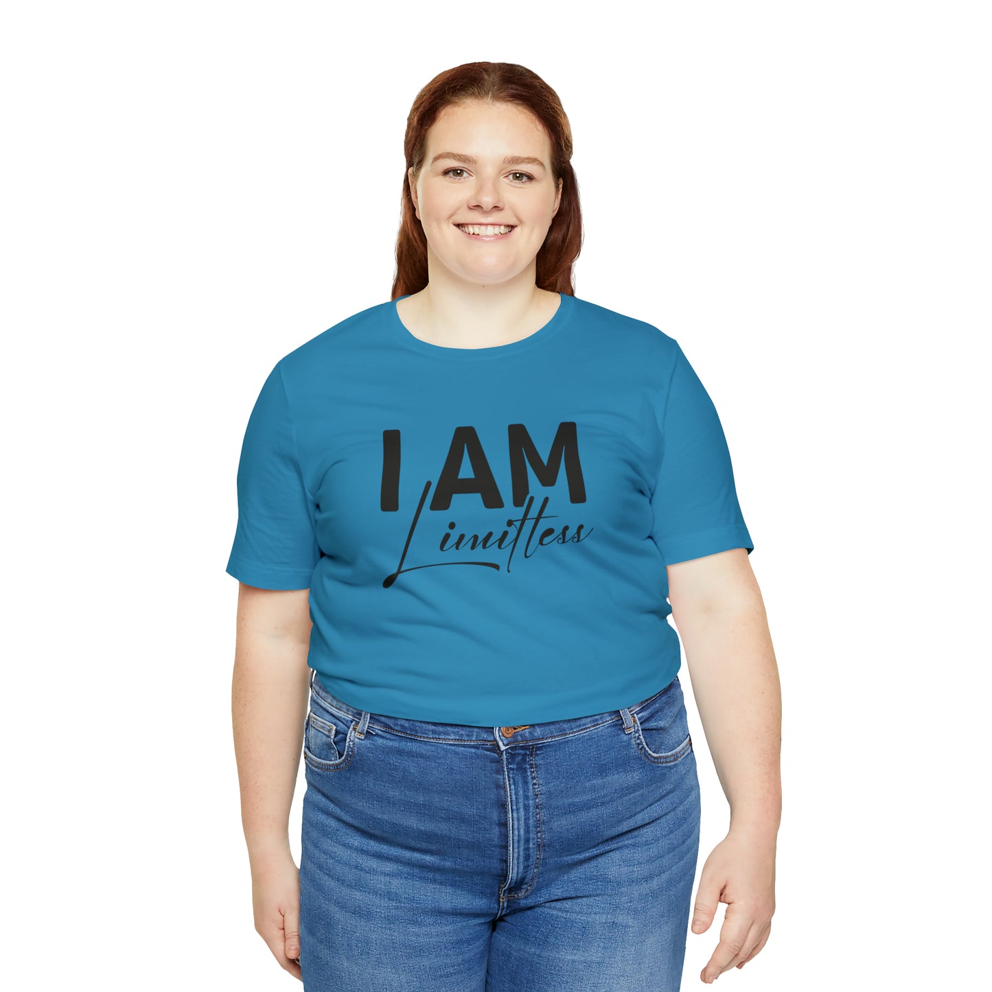 I Am Limitless - Black Logo- Unisex Jersey Short Sleeve Tee