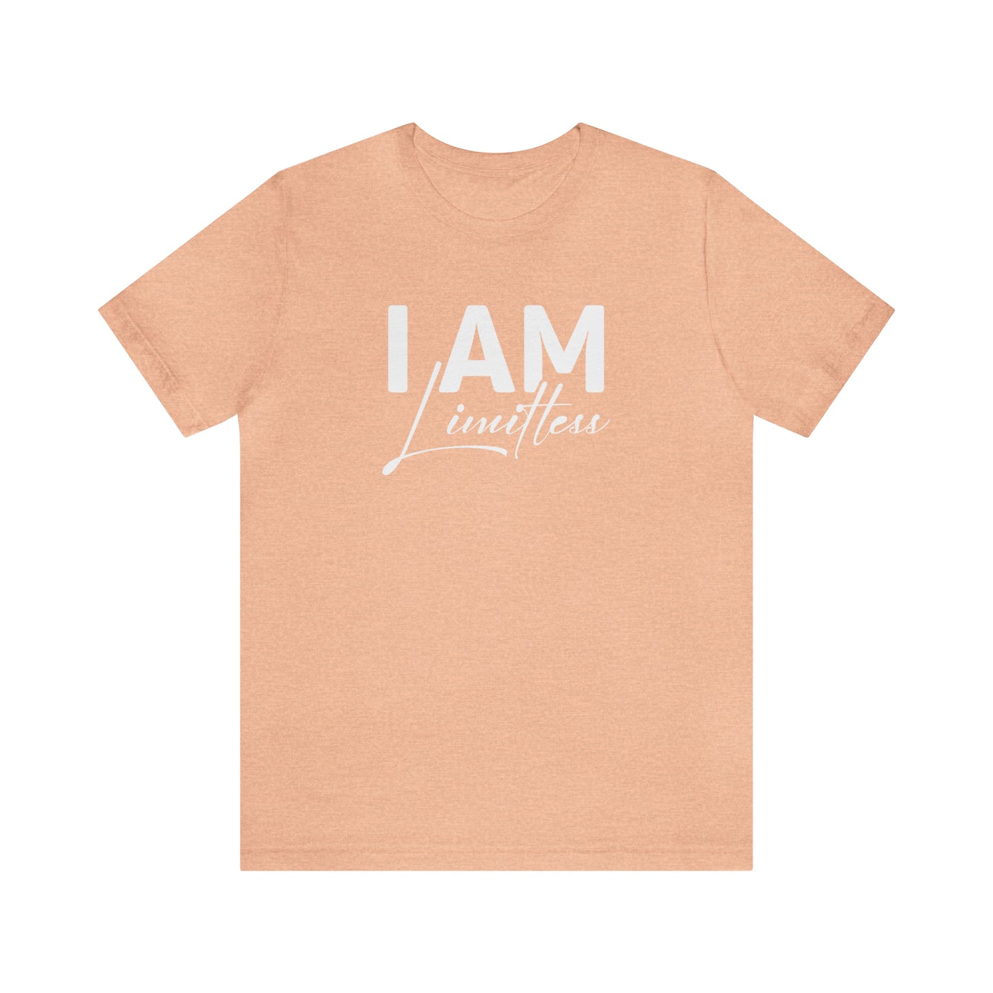 I Am Limitless - White Logo - Unisex Jersey Short Sleeve Tee