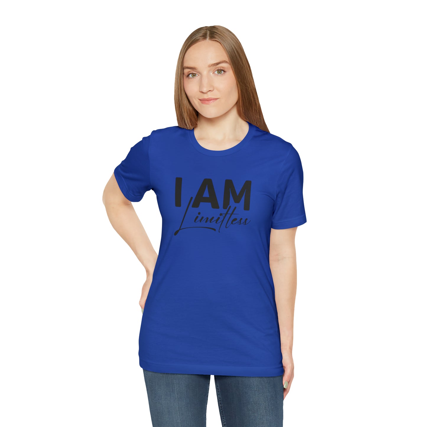 I Am Limitless - Black Logo- Unisex Jersey Short Sleeve Tee