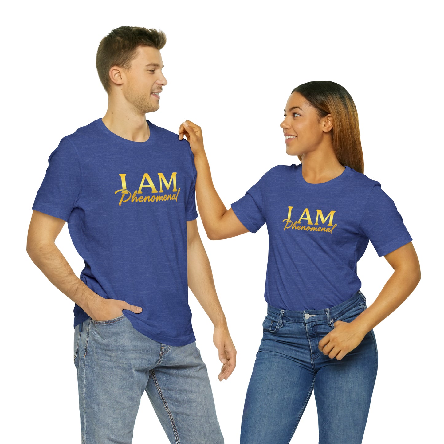 I Am Phenomenal -  Gold Logo- Unisex Jersey Short Sleeve Tee