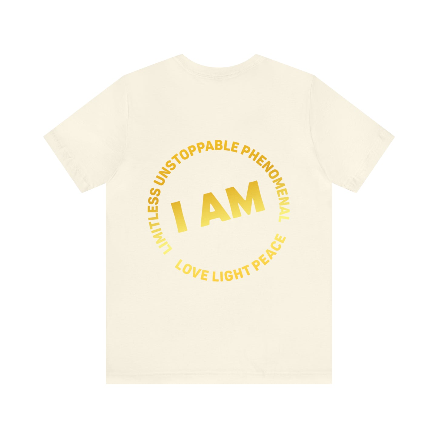 Empowered - Back Design Gold- Unisex Jersey Short Sleeve Tee