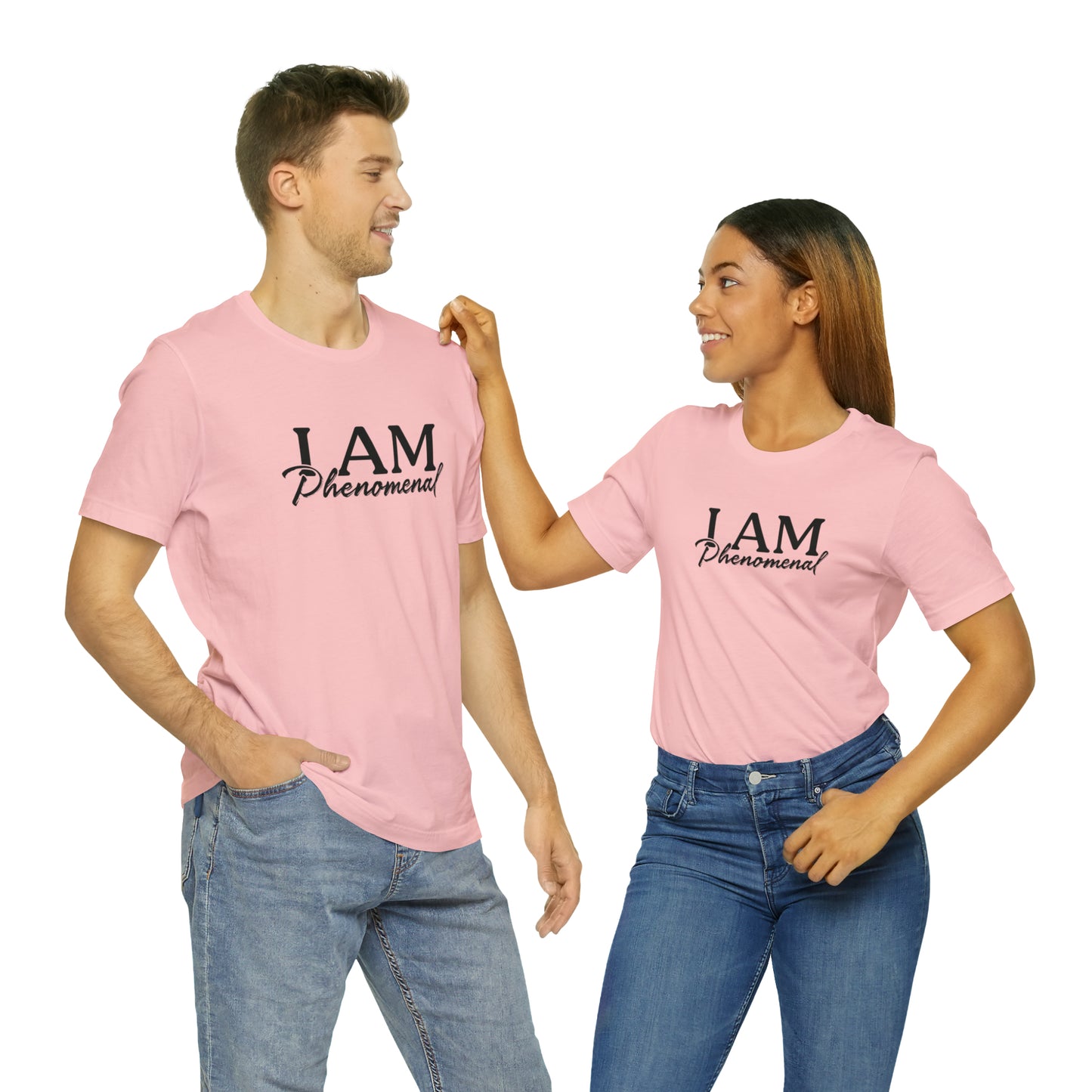 I Am Phenomenal - Black Logo - Unisex Jersey Short Sleeve Tee