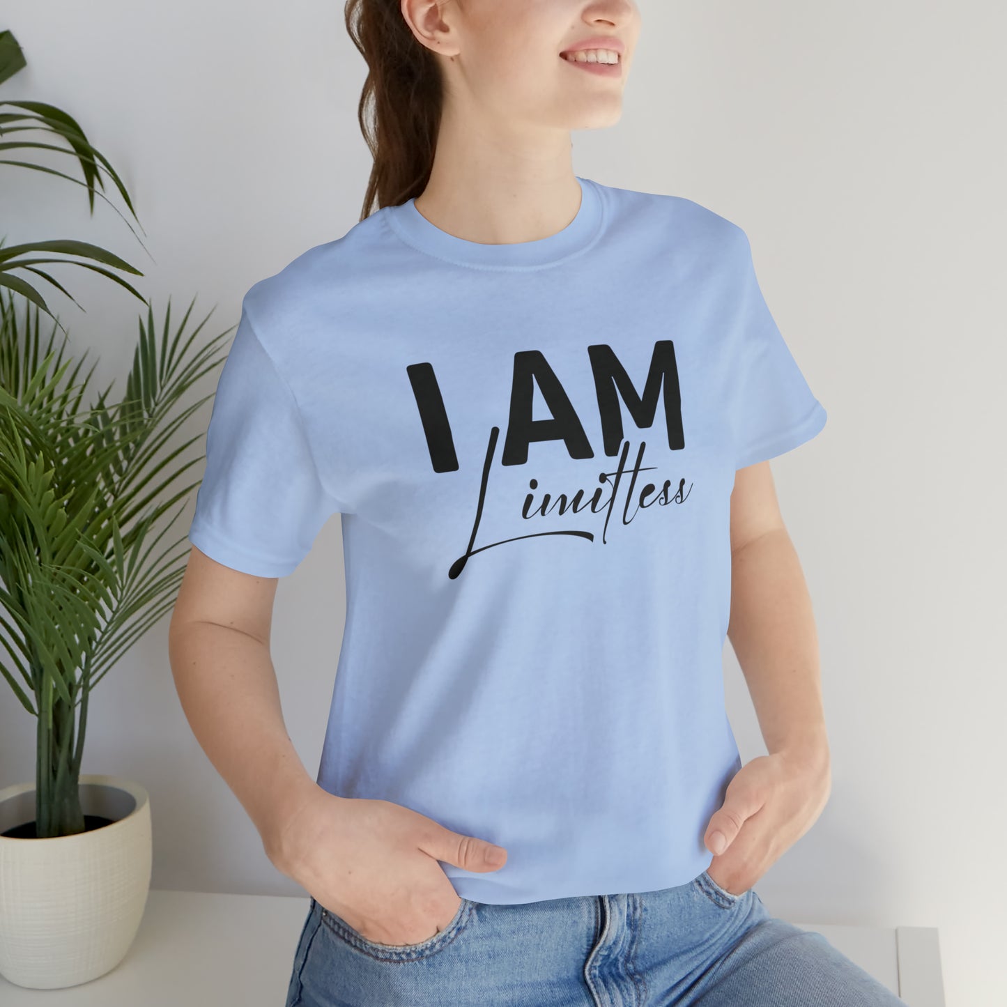 I Am Limitless - Black Logo- Unisex Jersey Short Sleeve Tee