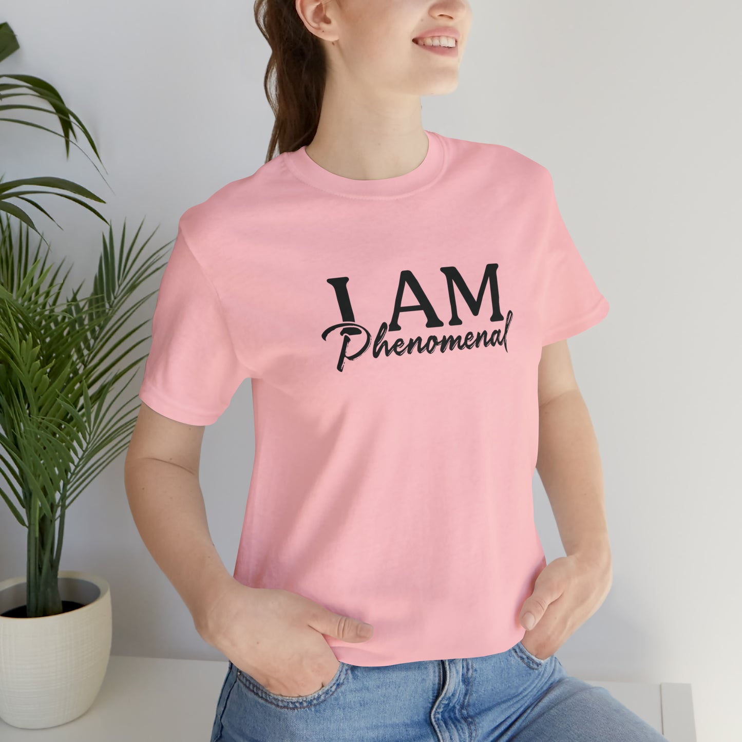 I Am Phenomenal - Black Logo - Unisex Jersey Short Sleeve Tee