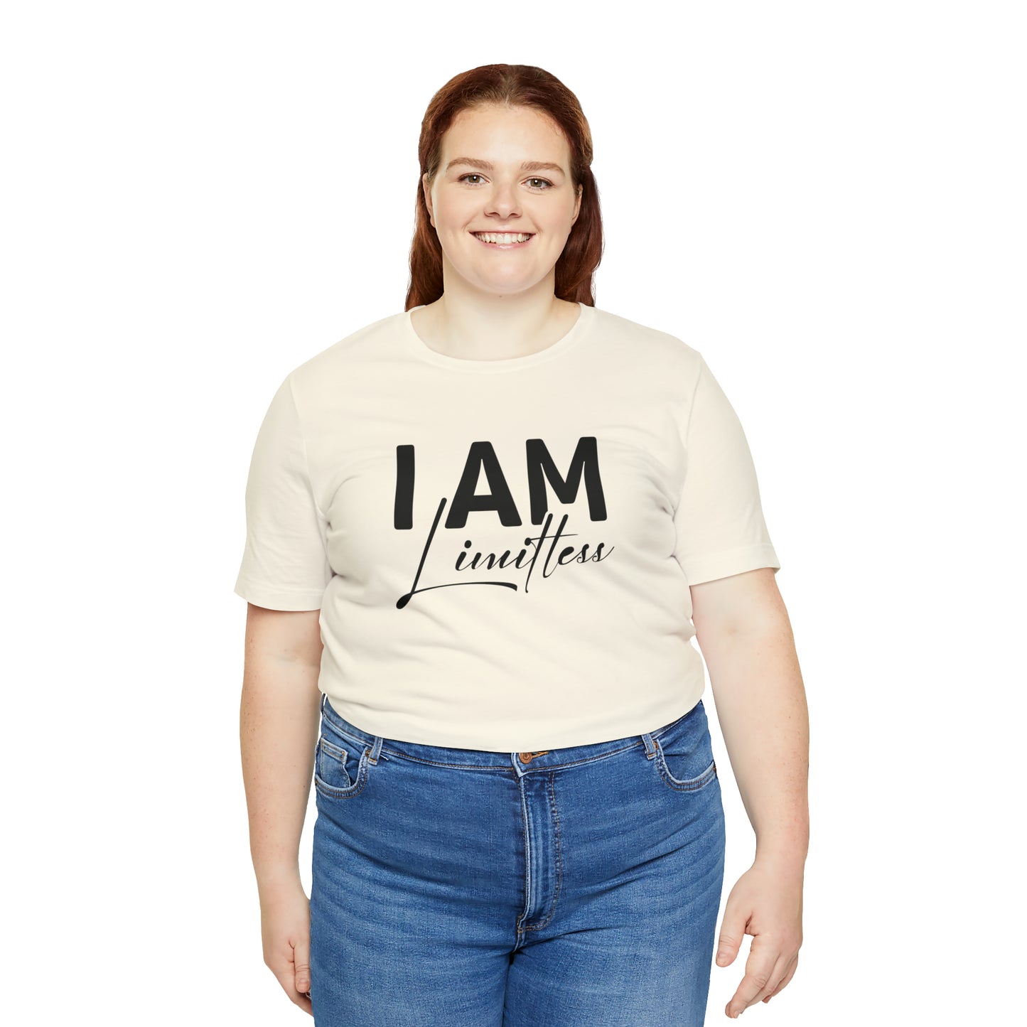 I Am Limitless - Black Logo- Unisex Jersey Short Sleeve Tee