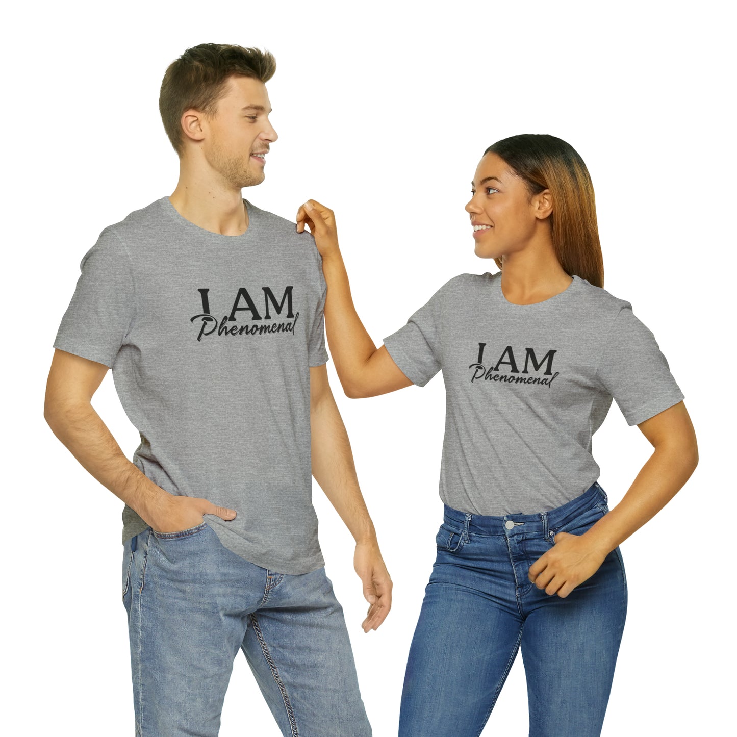 I Am Phenomenal - Black Logo - Unisex Jersey Short Sleeve Tee