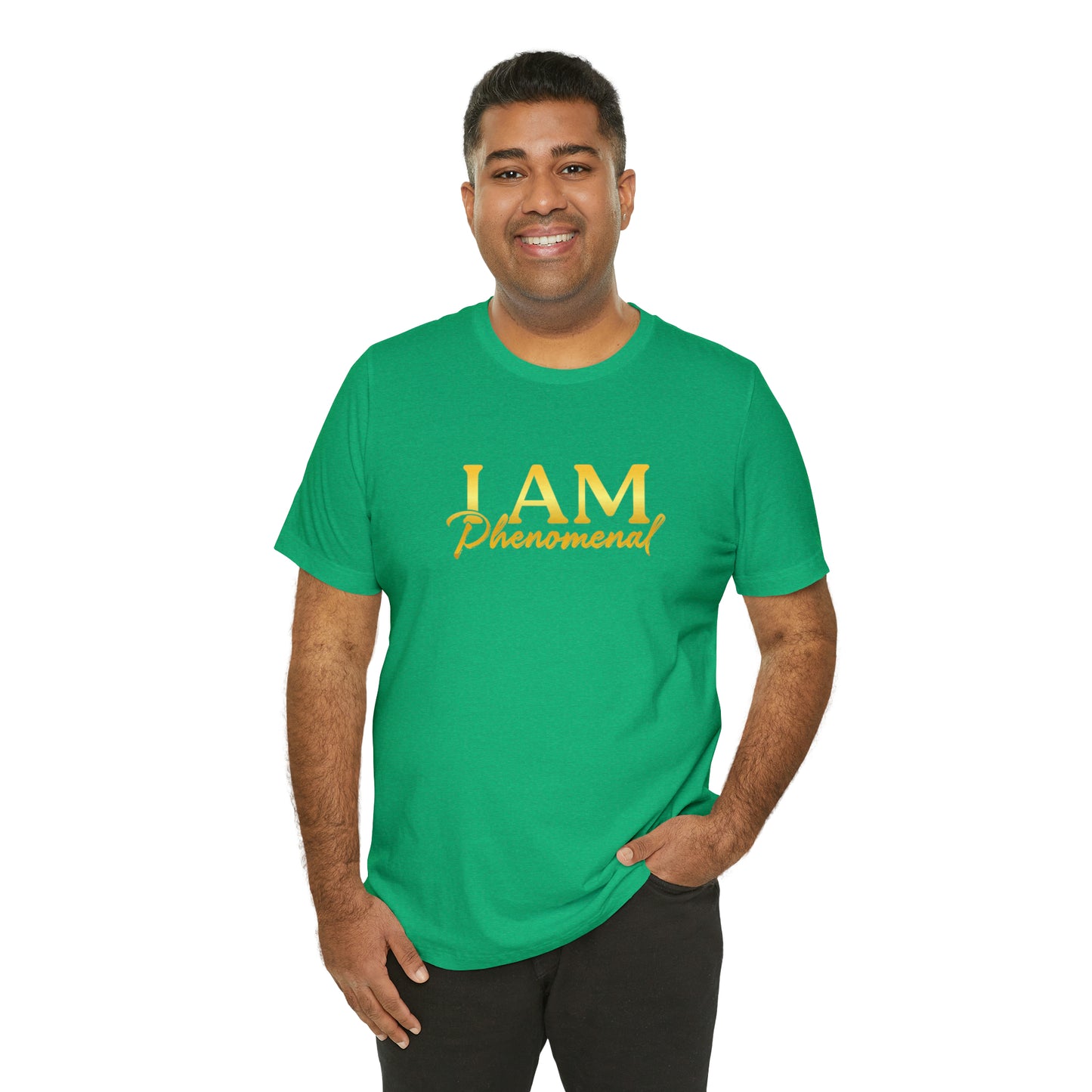 I Am Phenomenal -  Gold Logo- Unisex Jersey Short Sleeve Tee