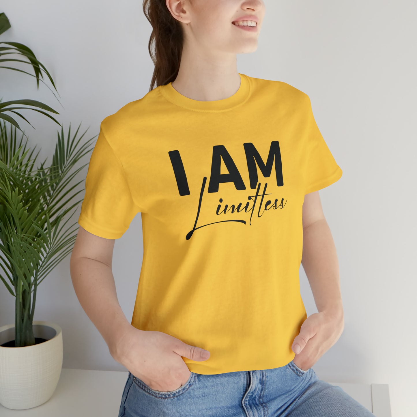 I Am Limitless - Black Logo- Unisex Jersey Short Sleeve Tee