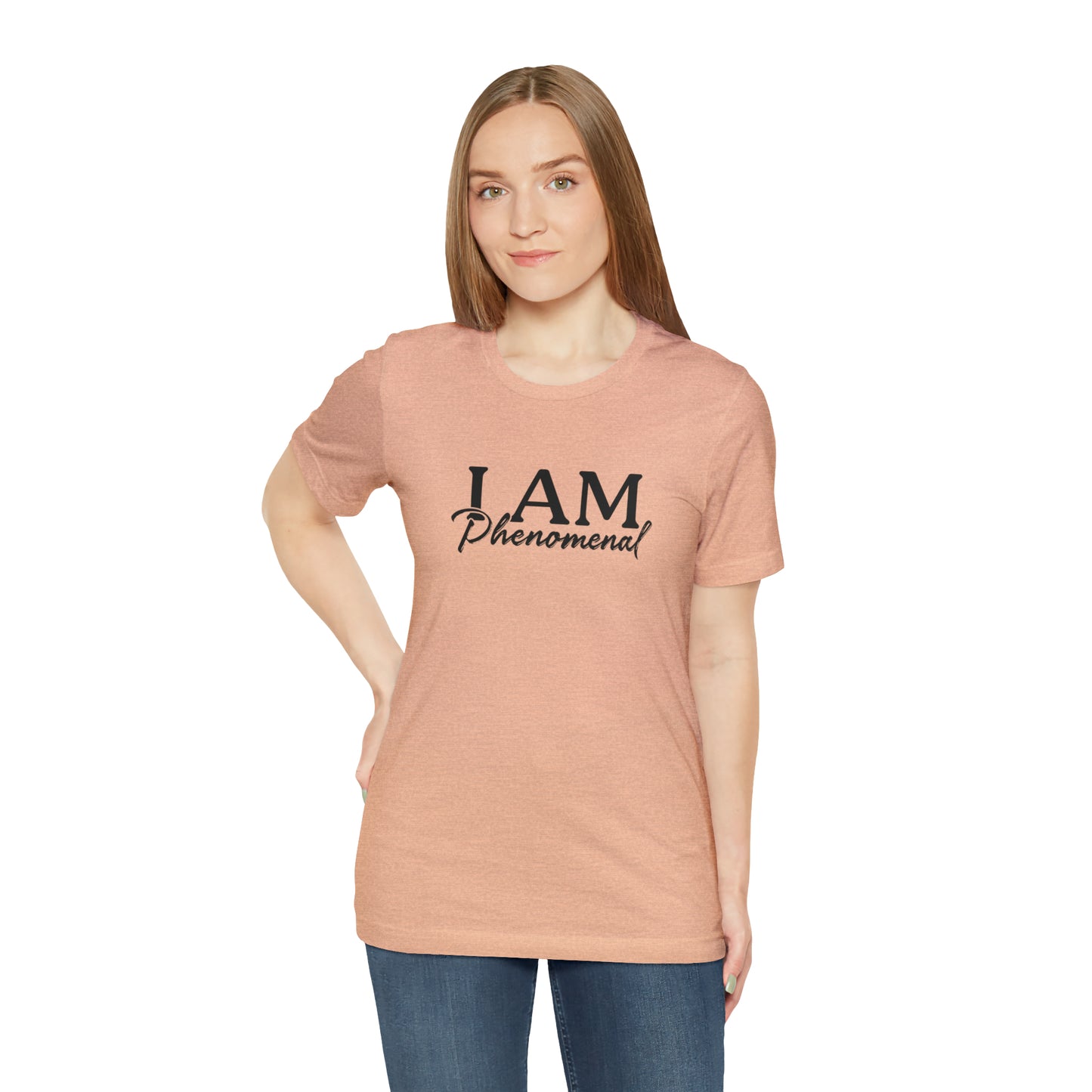 I Am Phenomenal - Black Logo - Unisex Jersey Short Sleeve Tee