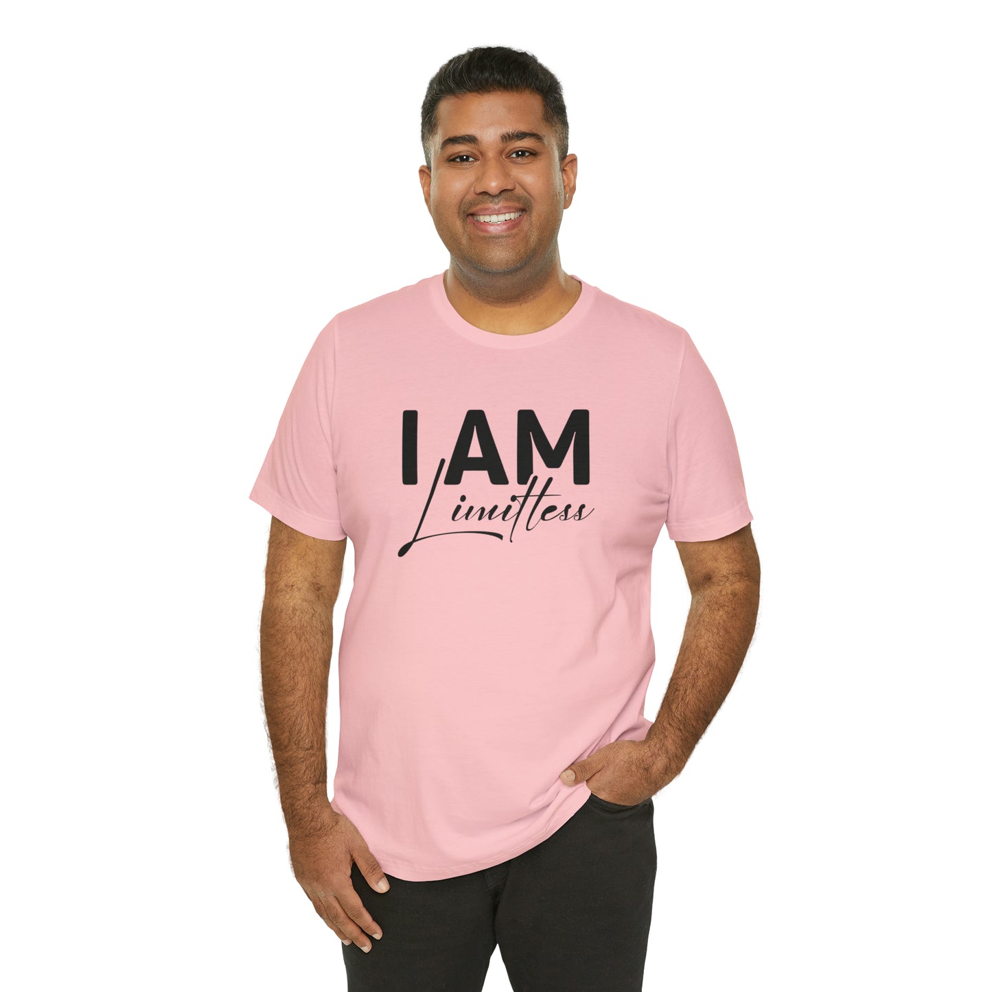 I Am Limitless - Black Logo- Unisex Jersey Short Sleeve Tee