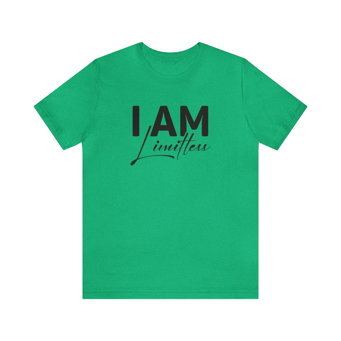 I Am Limitless - Black Logo- Unisex Jersey Short Sleeve Tee