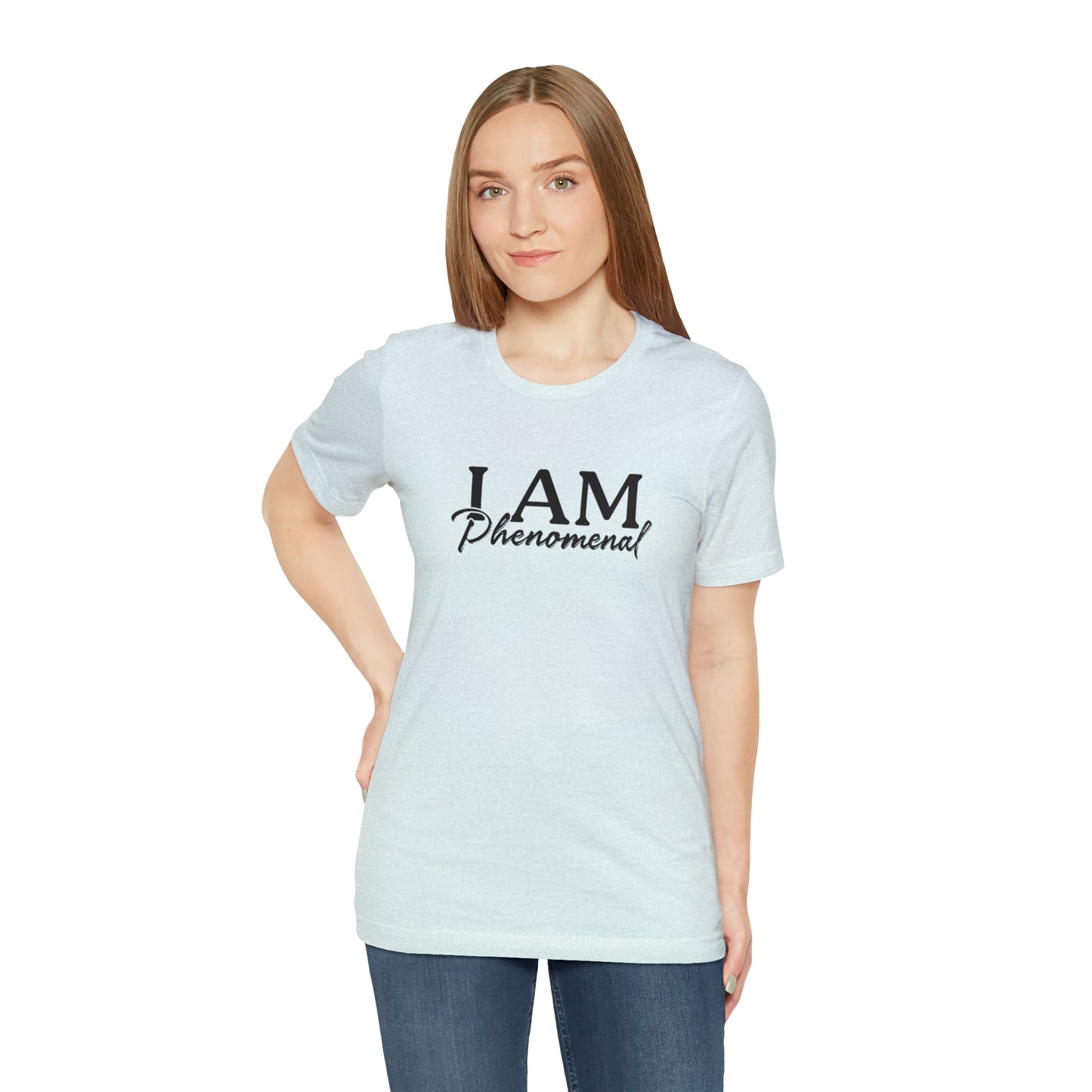 I Am Phenomenal - Black Logo - Unisex Jersey Short Sleeve Tee