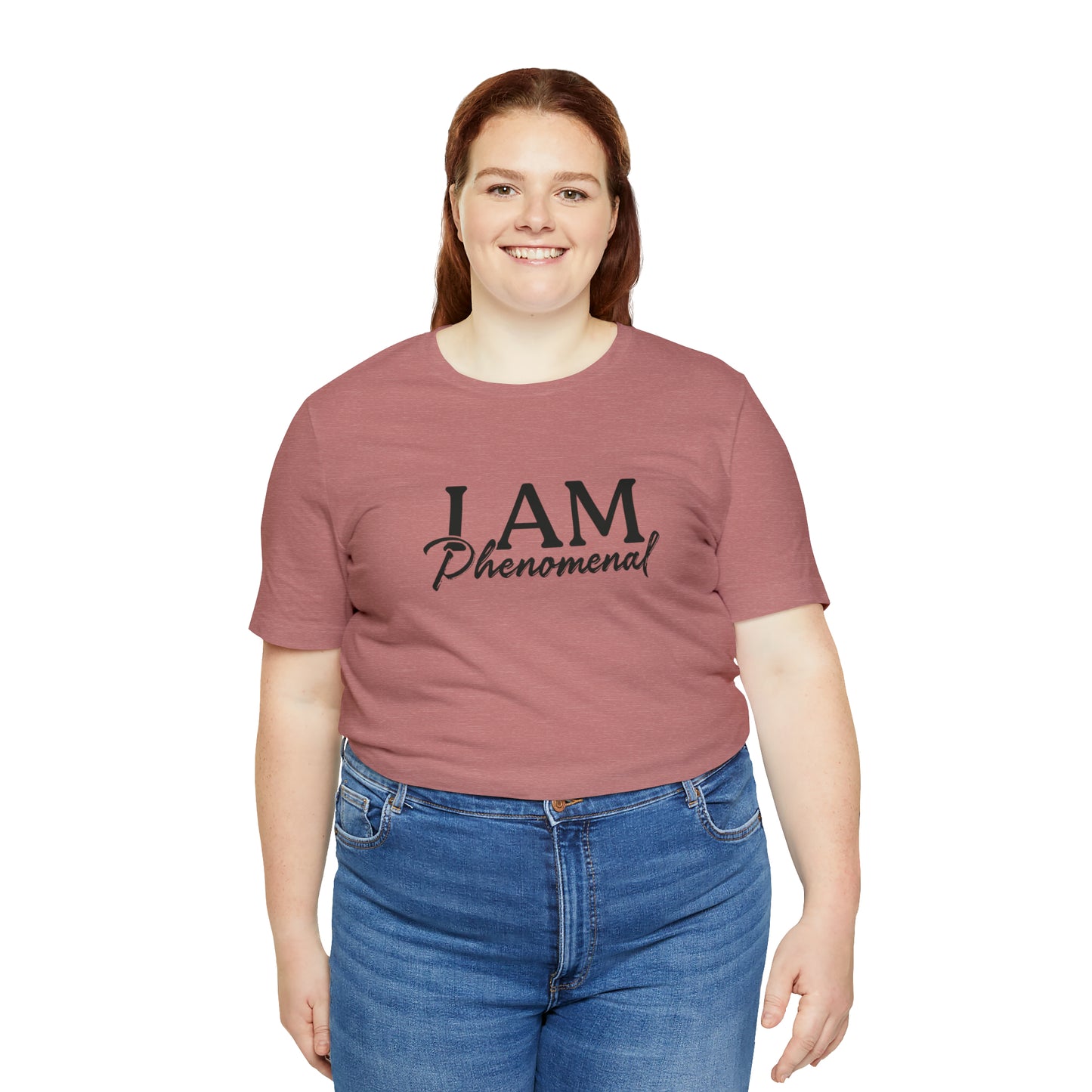 I Am Phenomenal - Black Logo - Unisex Jersey Short Sleeve Tee