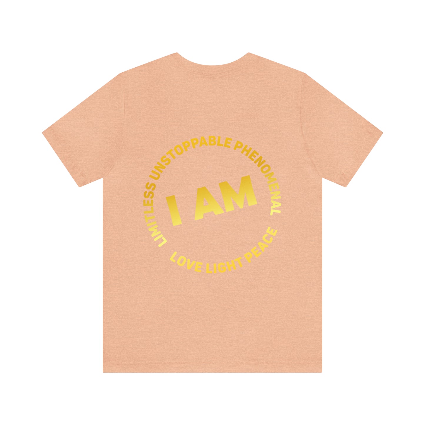 Empowered - Back Design Gold- Unisex Jersey Short Sleeve Tee