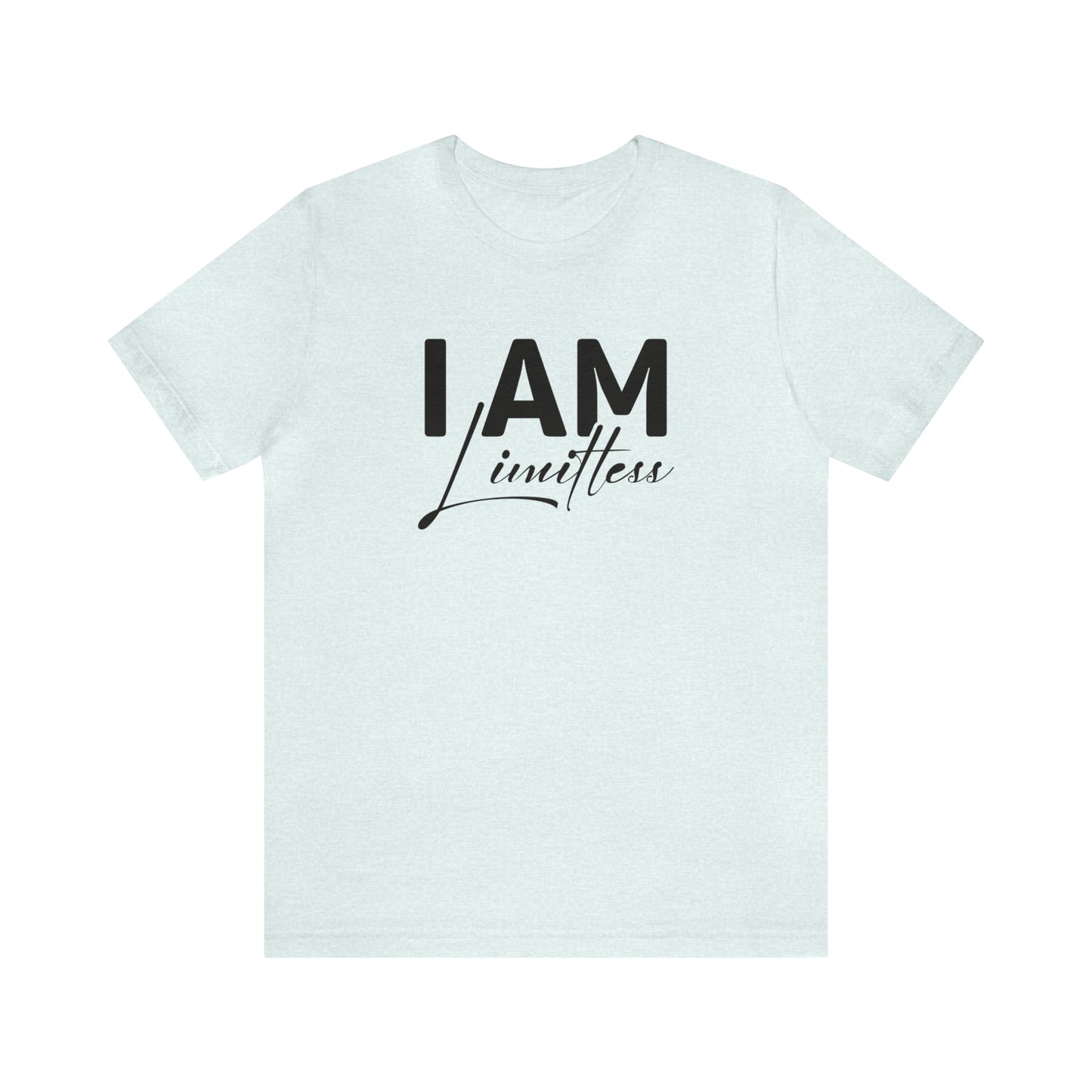 I Am Limitless - Black Logo- Unisex Jersey Short Sleeve Tee