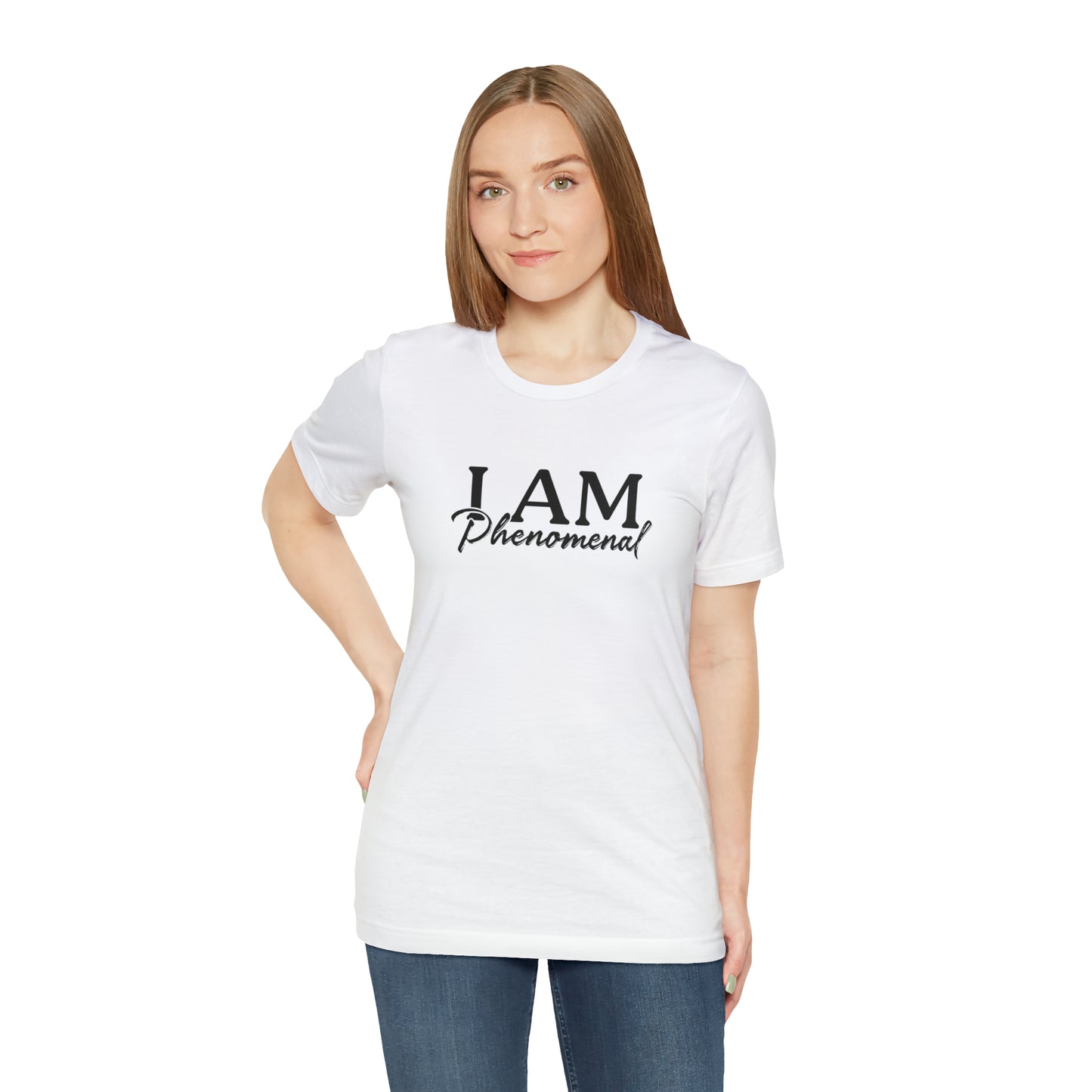 I Am Phenomenal - Black Logo - Unisex Jersey Short Sleeve Tee