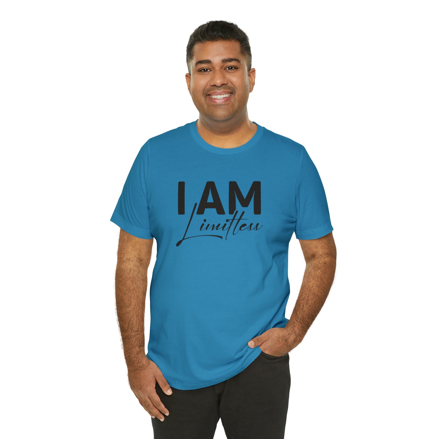 I Am Limitless - Black Logo- Unisex Jersey Short Sleeve Tee