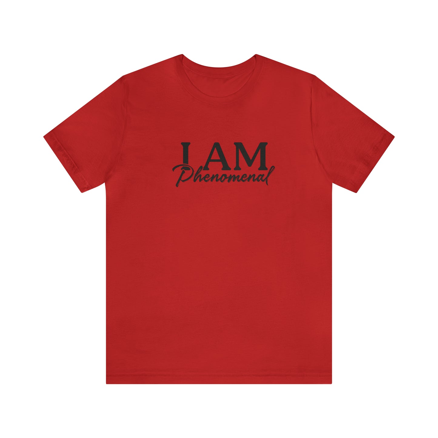 I Am Phenomenal - Black Logo - Unisex Jersey Short Sleeve Tee