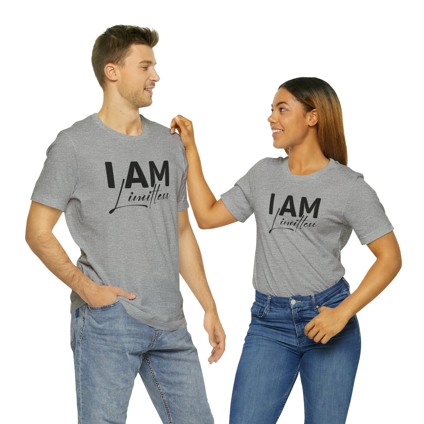 I Am Limitless - Black Logo- Unisex Jersey Short Sleeve Tee