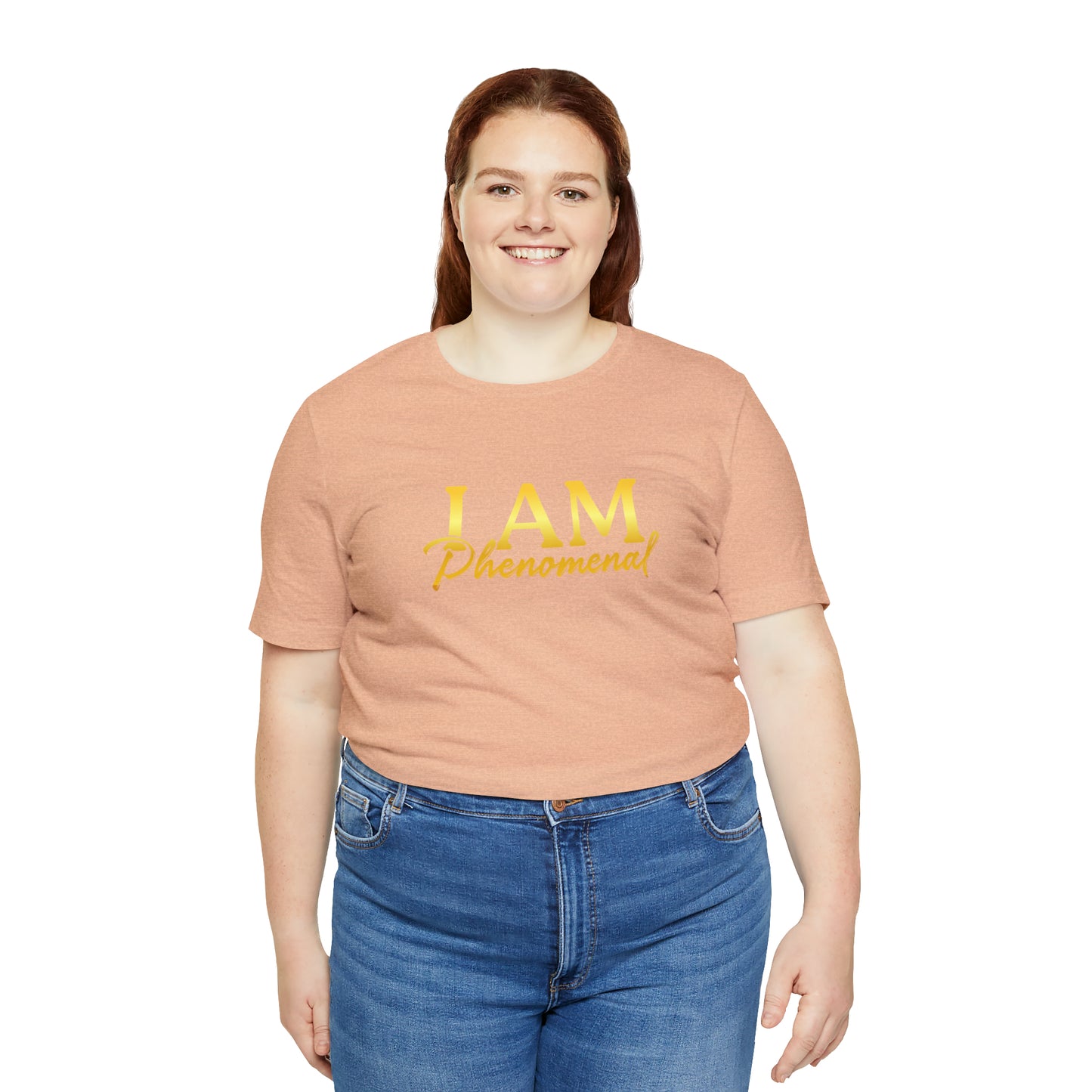 I Am Phenomenal -  Gold Logo- Unisex Jersey Short Sleeve Tee