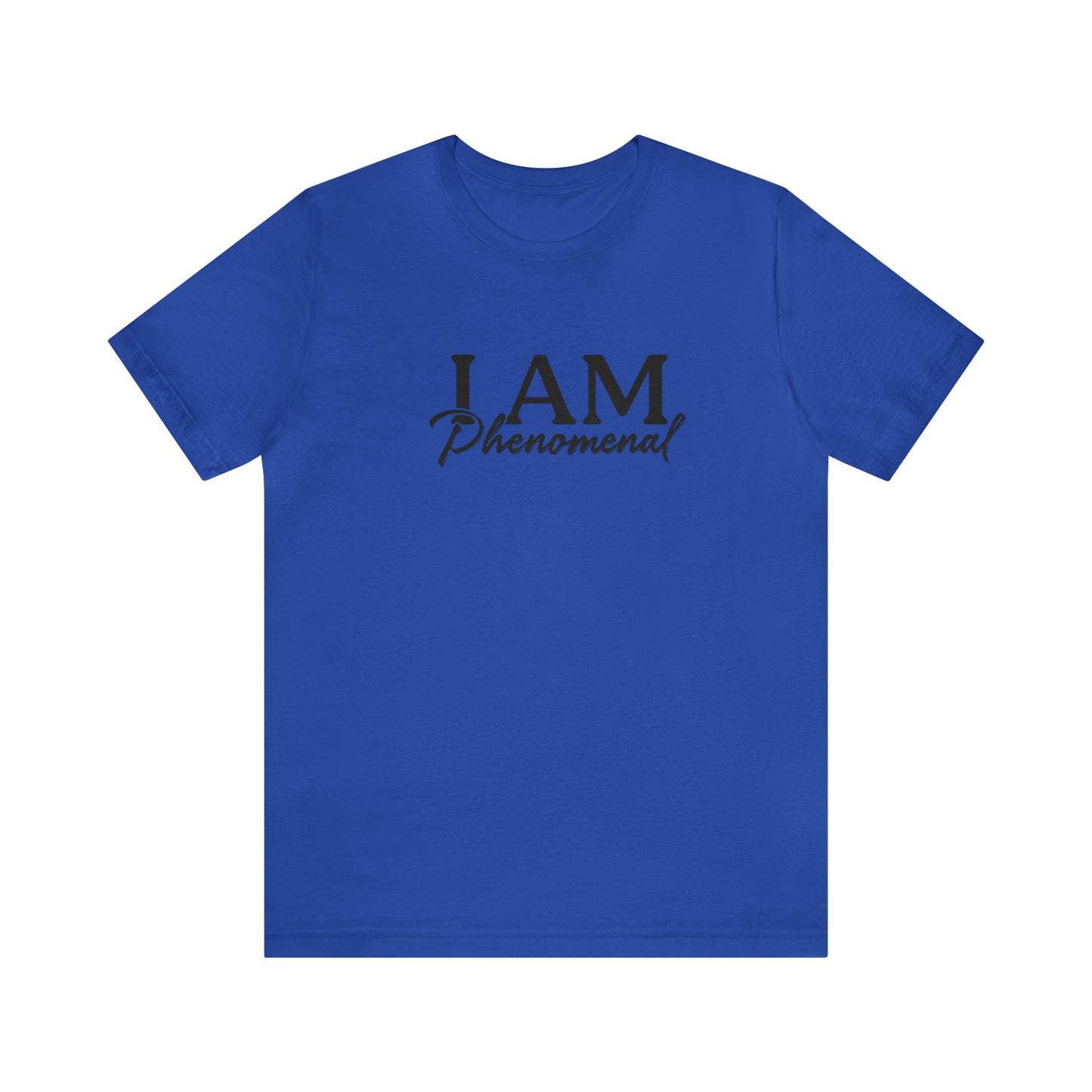 I Am Phenomenal - Black Logo - Unisex Jersey Short Sleeve Tee