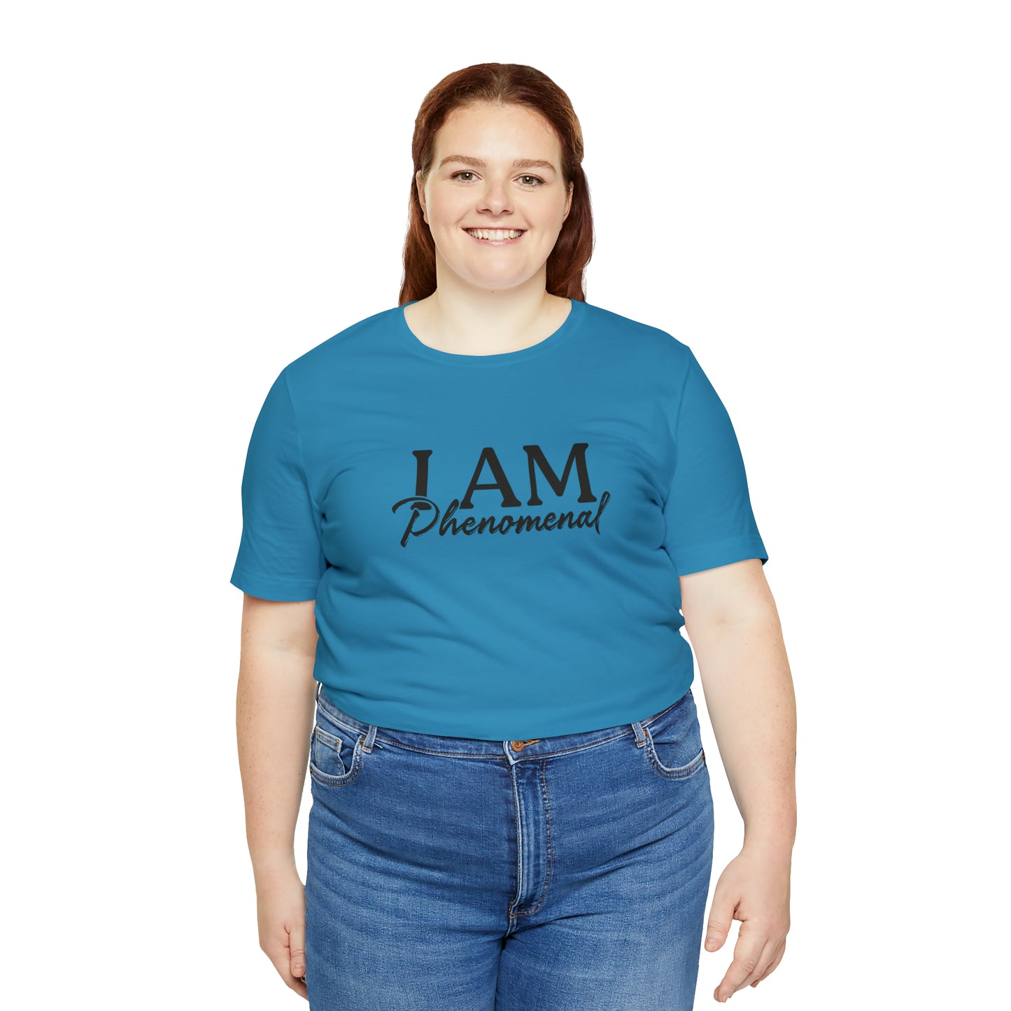 I Am Phenomenal - Black Logo - Unisex Jersey Short Sleeve Tee