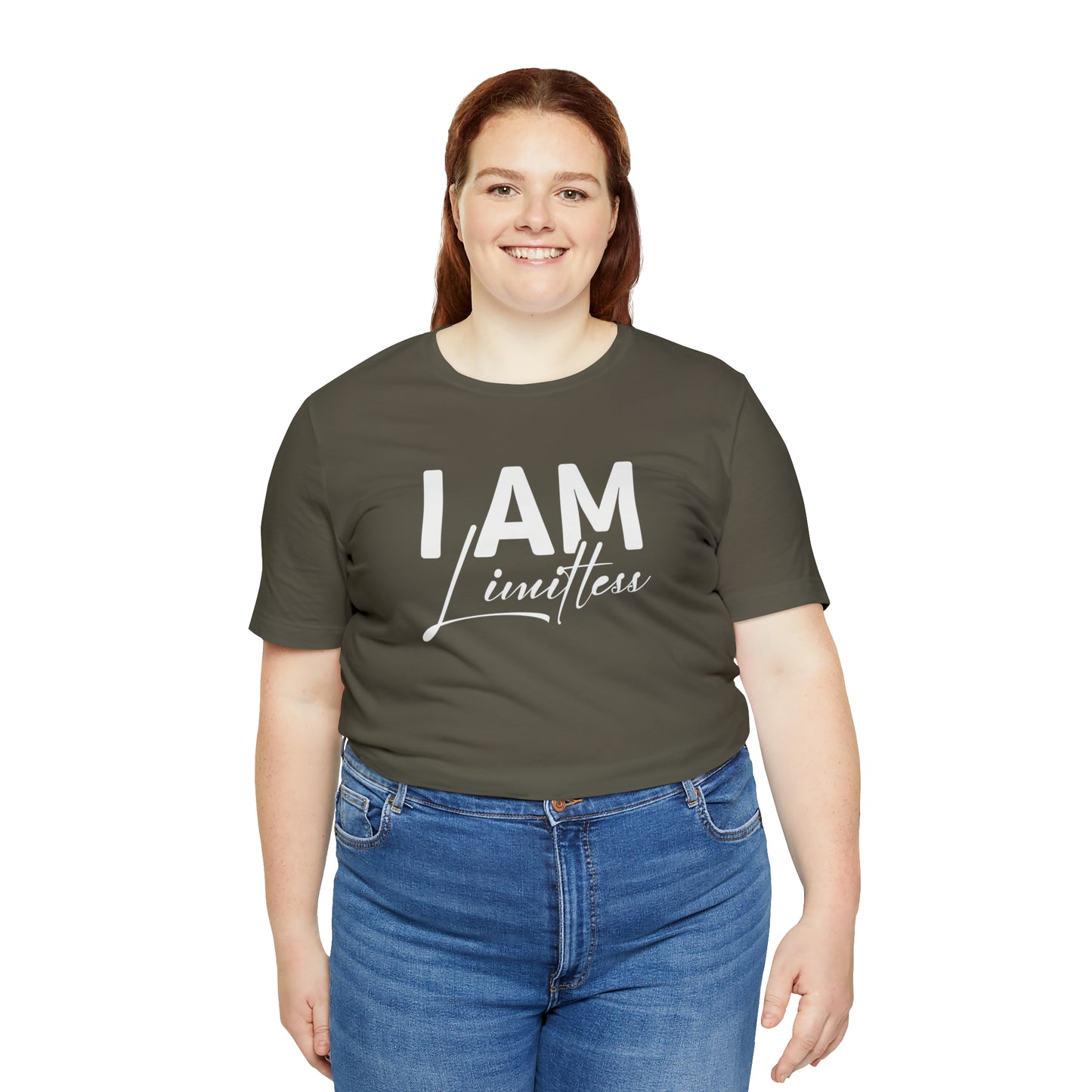 I Am Limitless - White Logo - Unisex Jersey Short Sleeve Tee