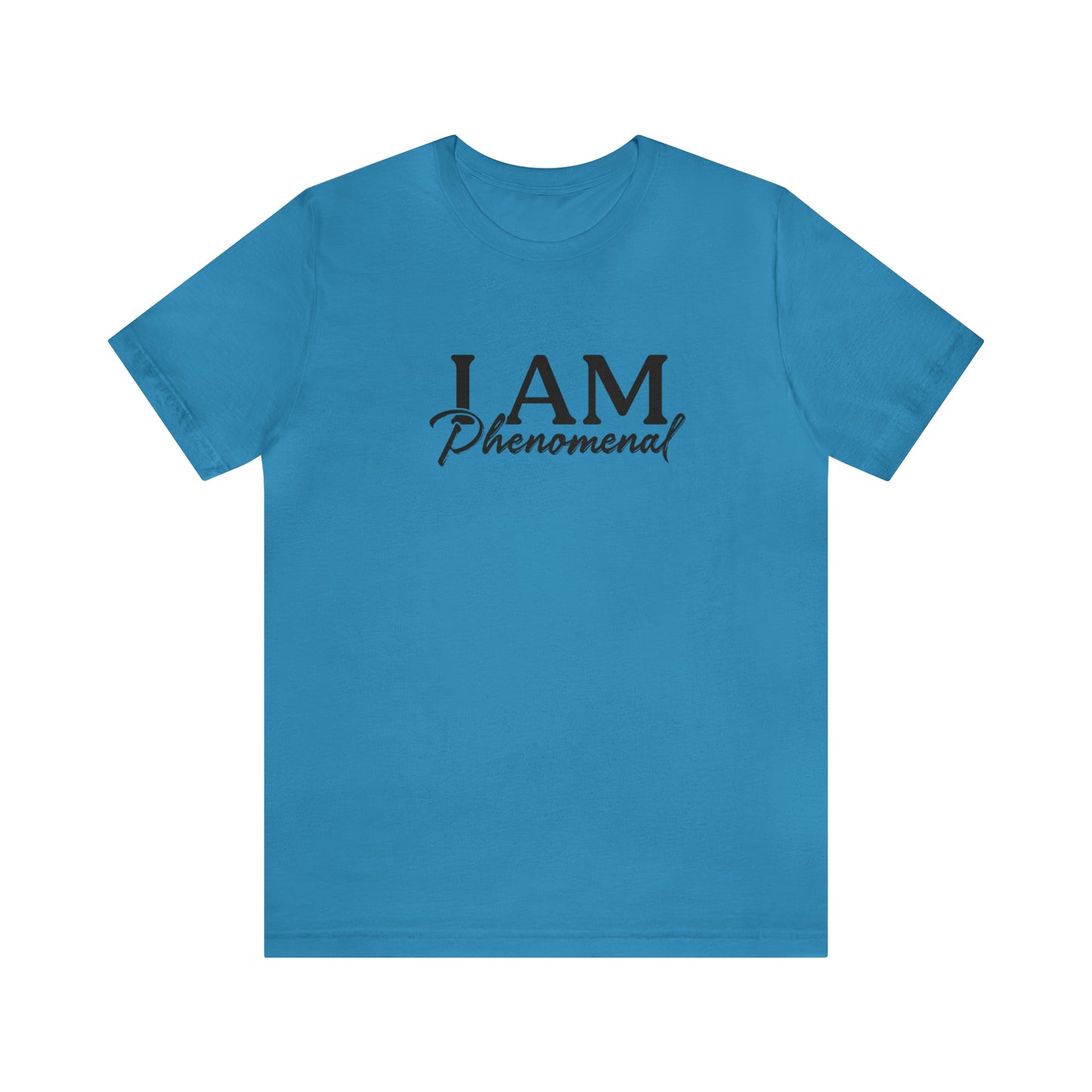 I Am Phenomenal - Black Logo - Unisex Jersey Short Sleeve Tee