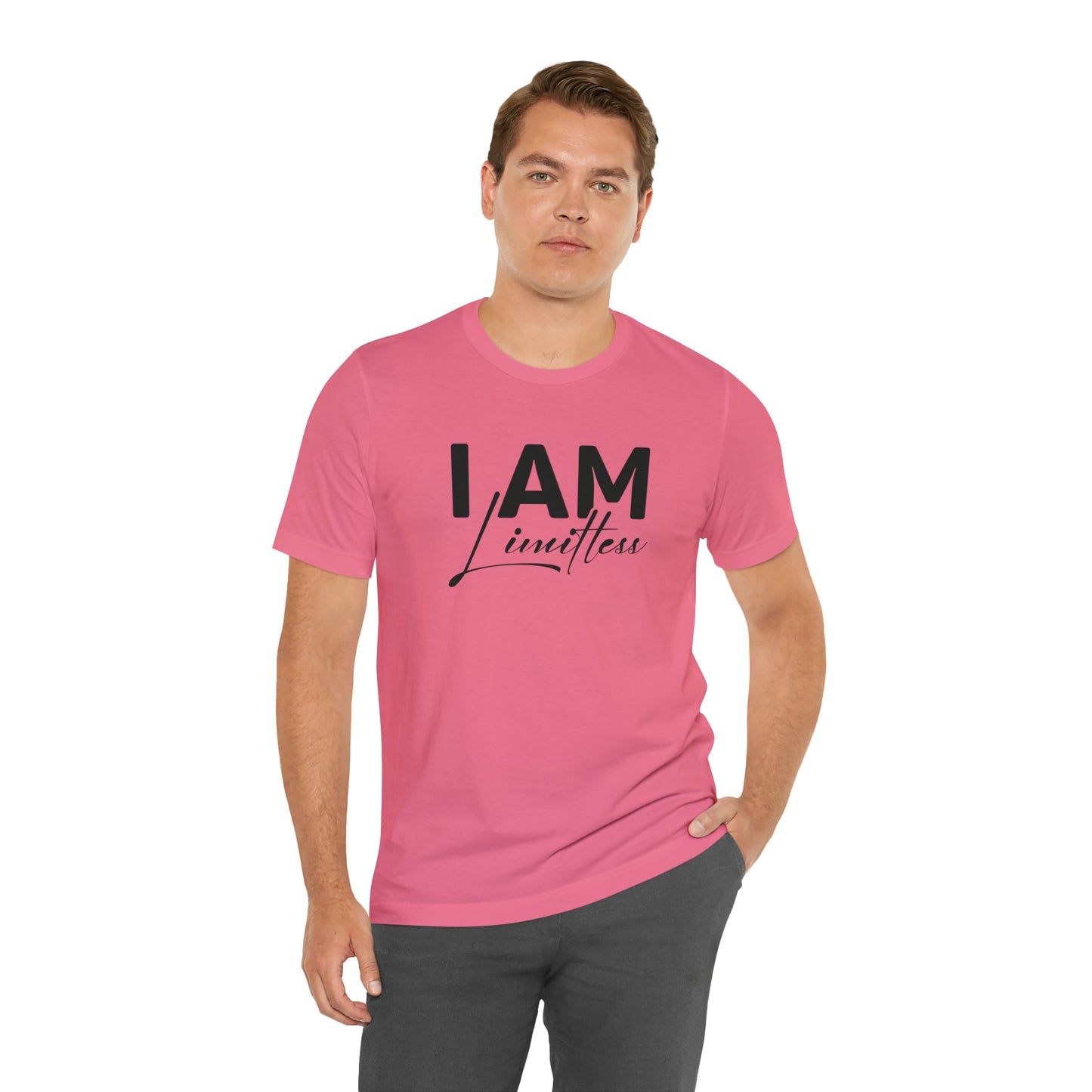 I Am Limitless - Black Logo- Unisex Jersey Short Sleeve Tee