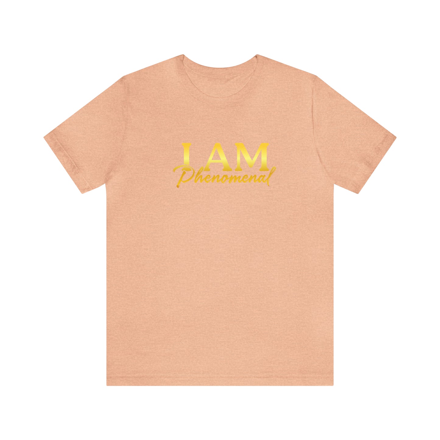 I Am Phenomenal -  Gold Logo- Unisex Jersey Short Sleeve Tee