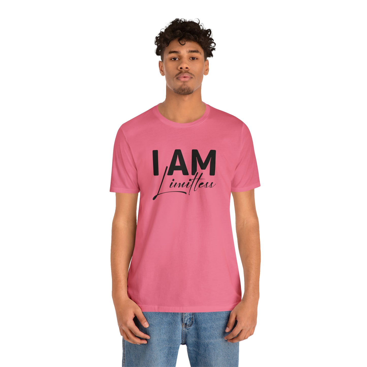 I Am Limitless - Black Logo- Unisex Jersey Short Sleeve Tee