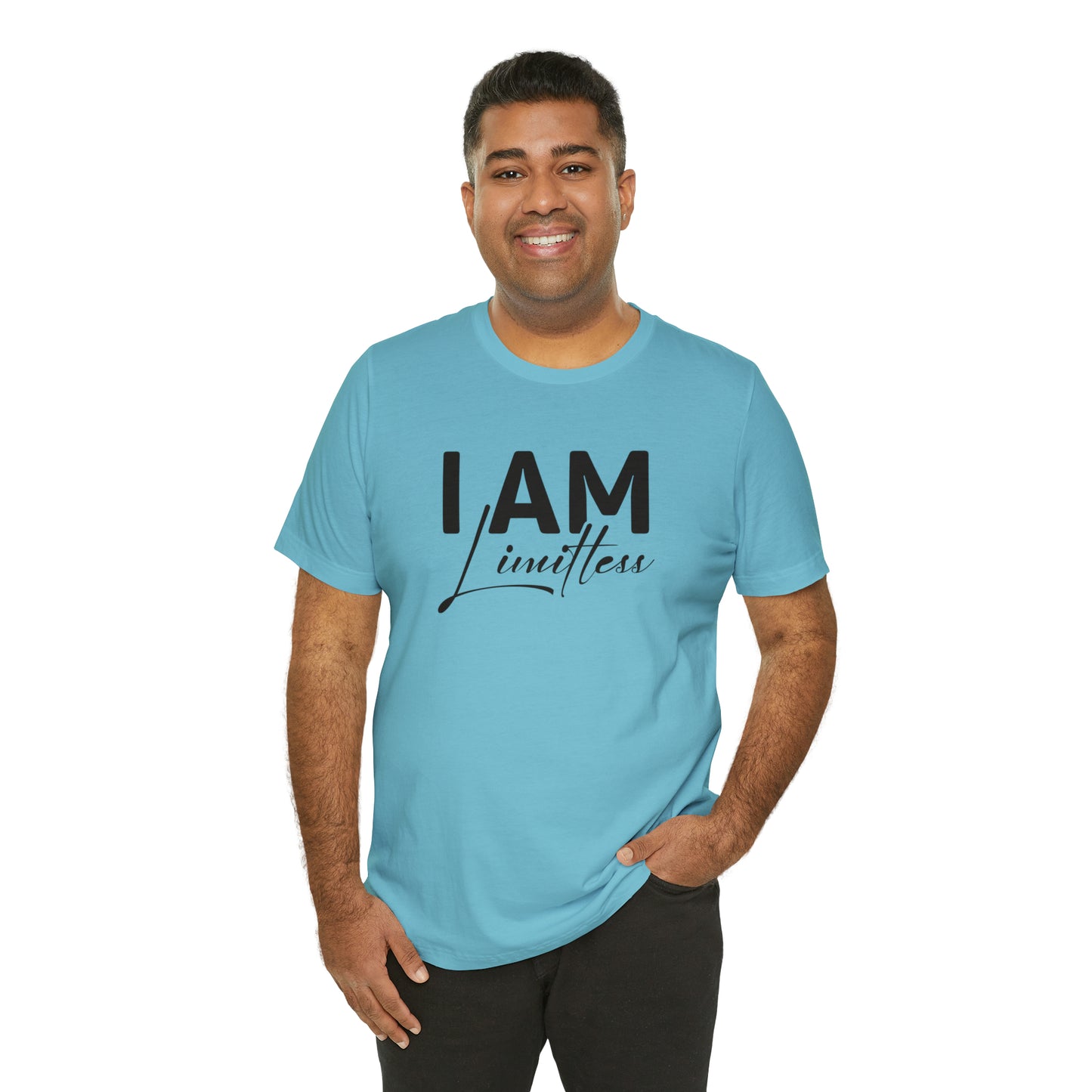 I Am Limitless - Black Logo- Unisex Jersey Short Sleeve Tee