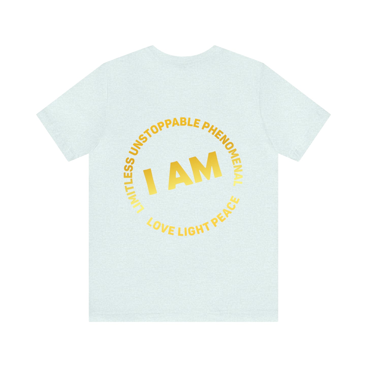 Empowered - Back Design Gold- Unisex Jersey Short Sleeve Tee