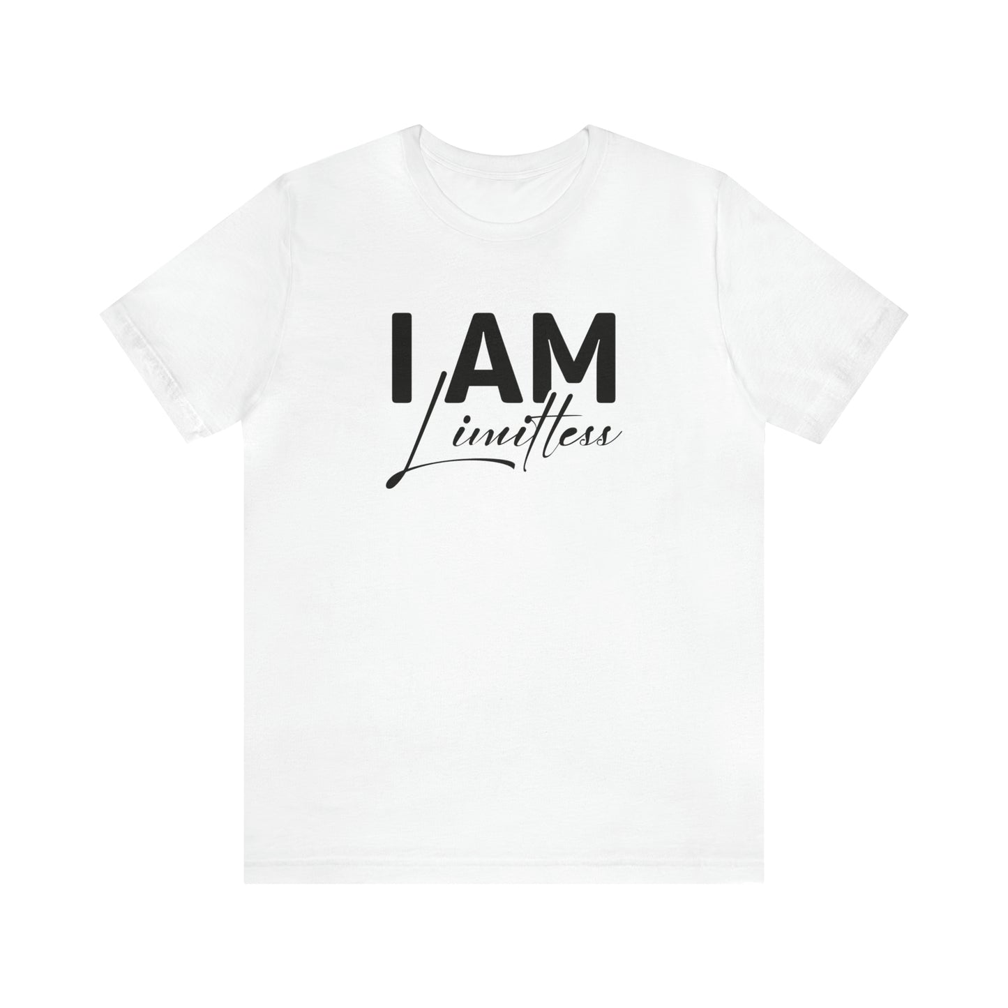 I Am Limitless - Black Logo- Unisex Jersey Short Sleeve Tee