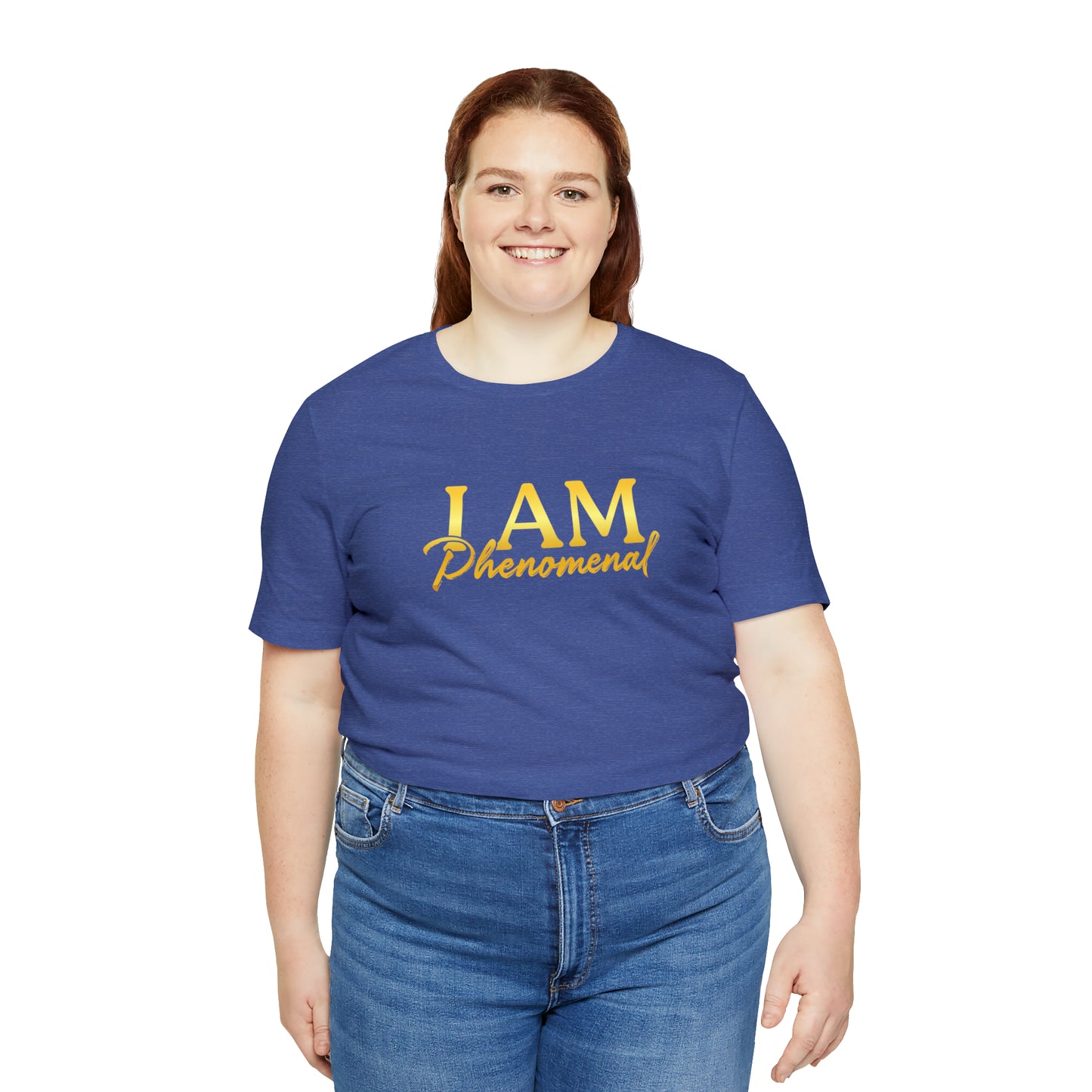 I Am Phenomenal -  Gold Logo- Unisex Jersey Short Sleeve Tee