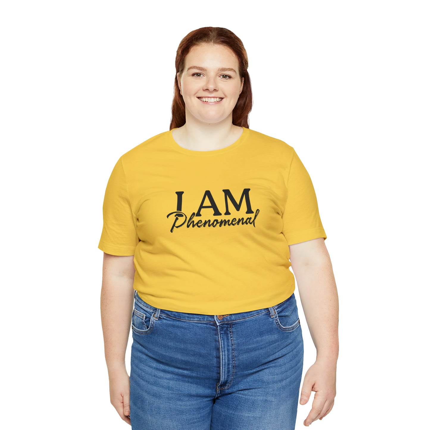 I Am Phenomenal - Black Logo - Unisex Jersey Short Sleeve Tee