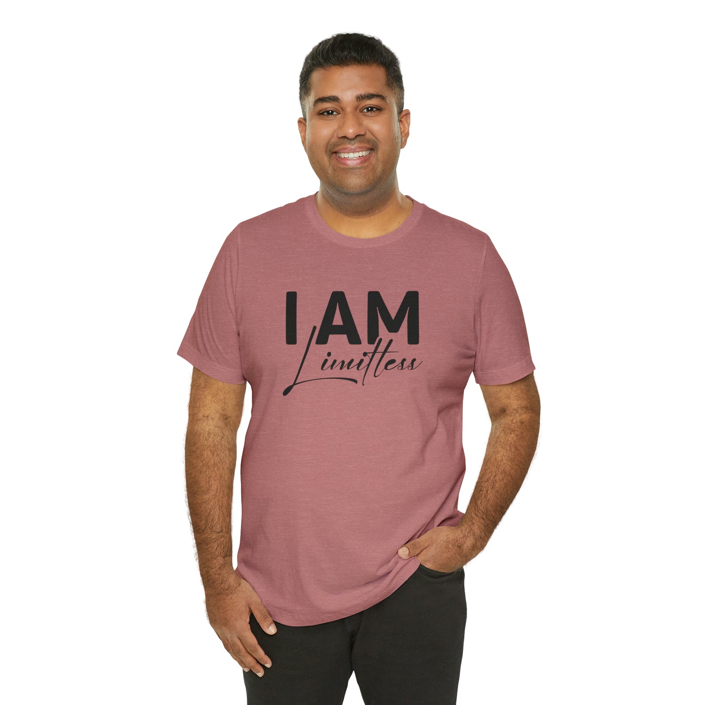 I Am Limitless - Black Logo- Unisex Jersey Short Sleeve Tee