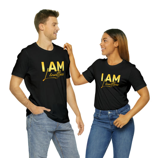 I Am Limitless -  Gold Logo- Unisex Jersey Short Sleeve Tee