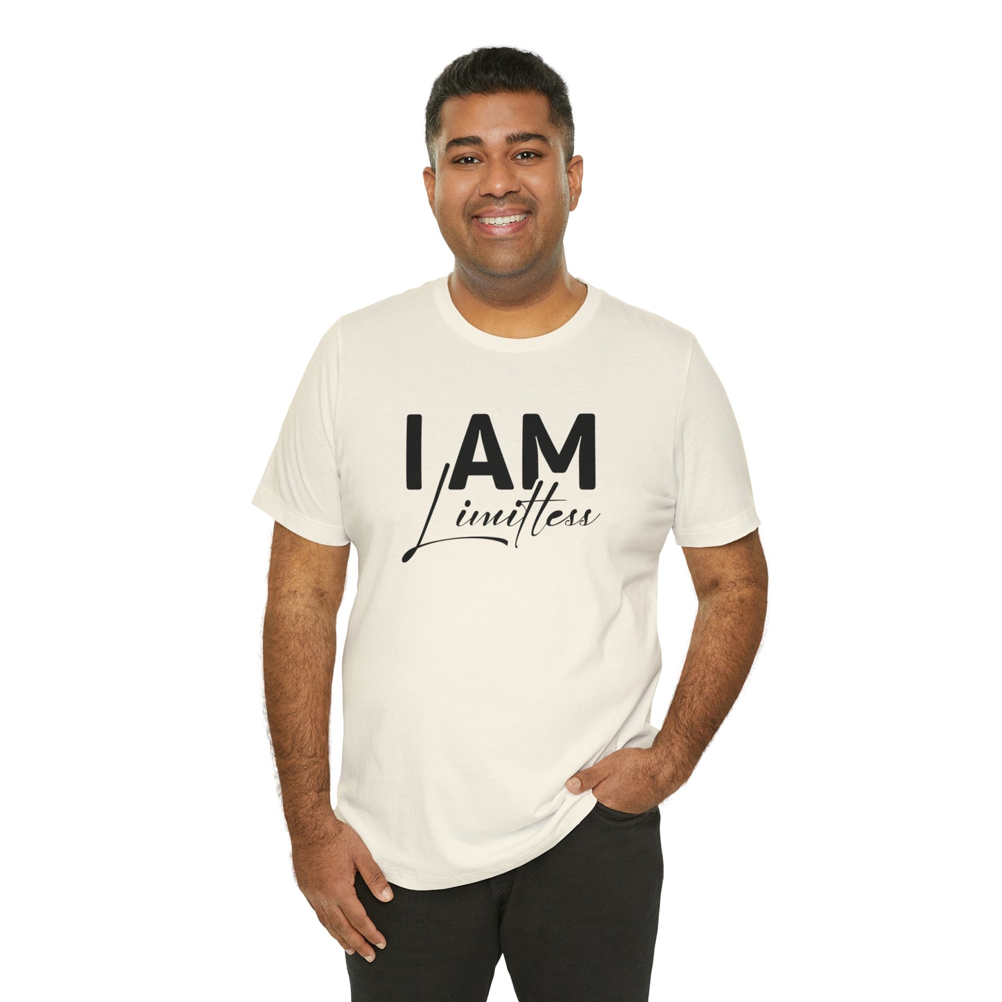 I Am Limitless - Black Logo- Unisex Jersey Short Sleeve Tee