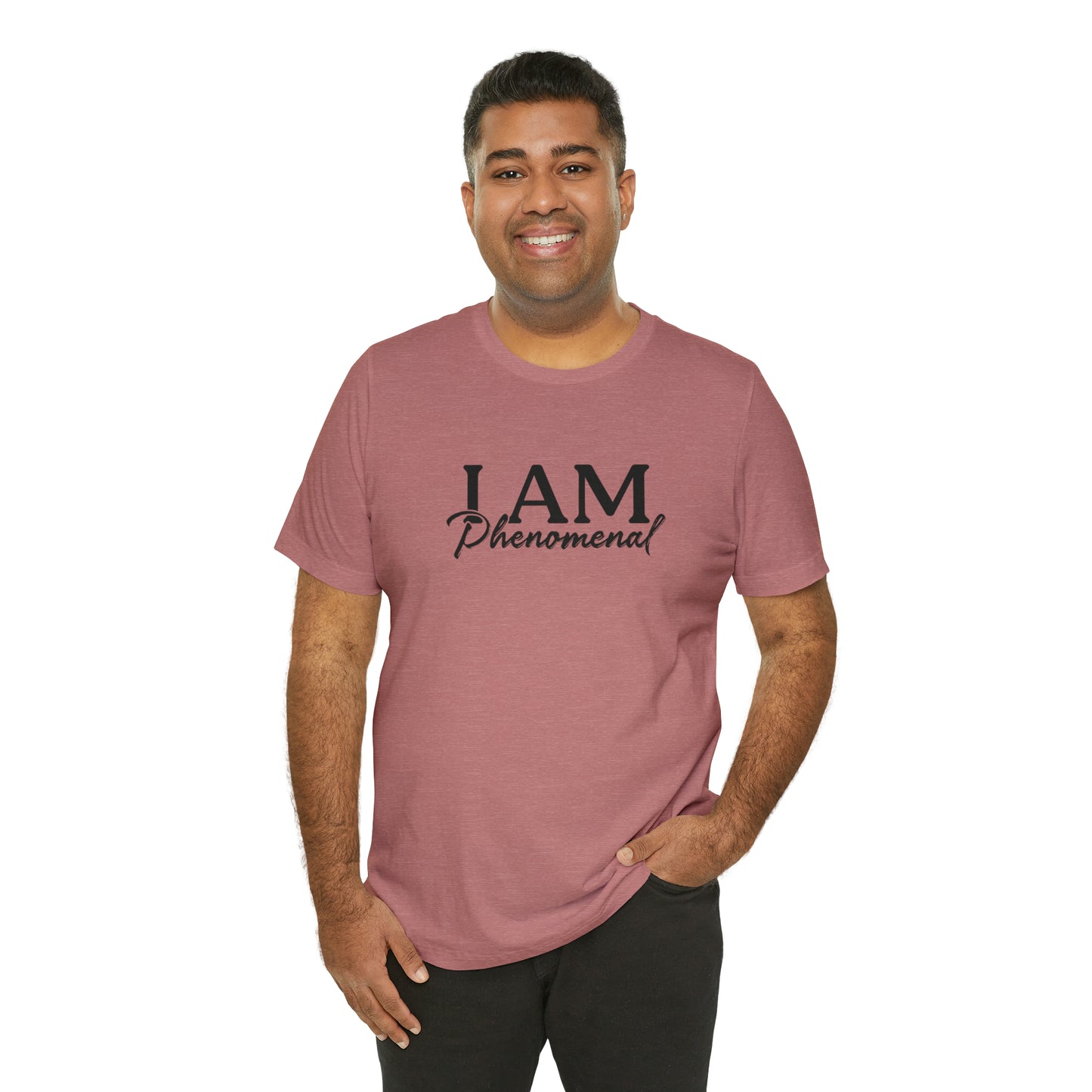 I Am Phenomenal - Black Logo - Unisex Jersey Short Sleeve Tee